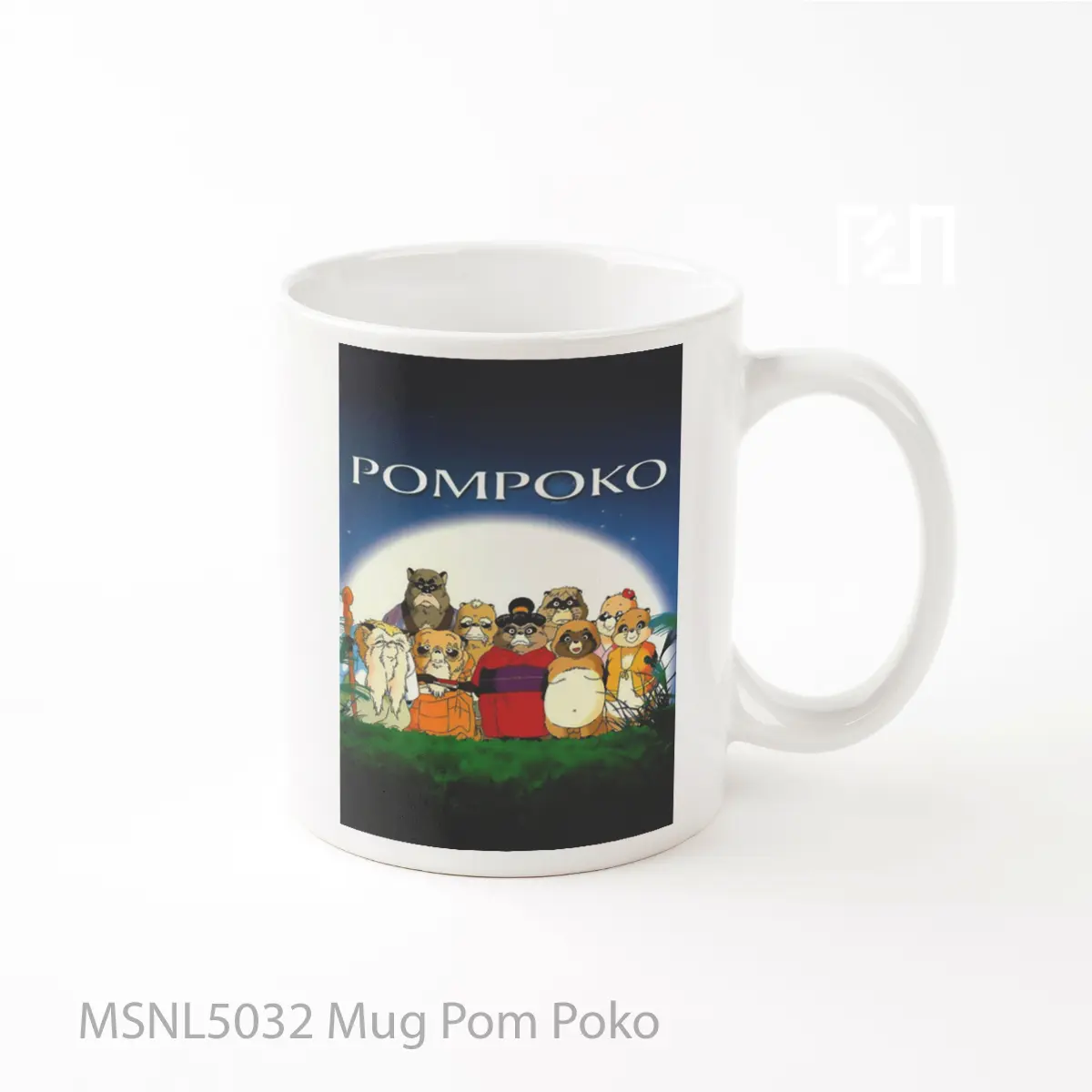 Mug Pom Poko Gelas Keramik Tema Film MSNL5032
