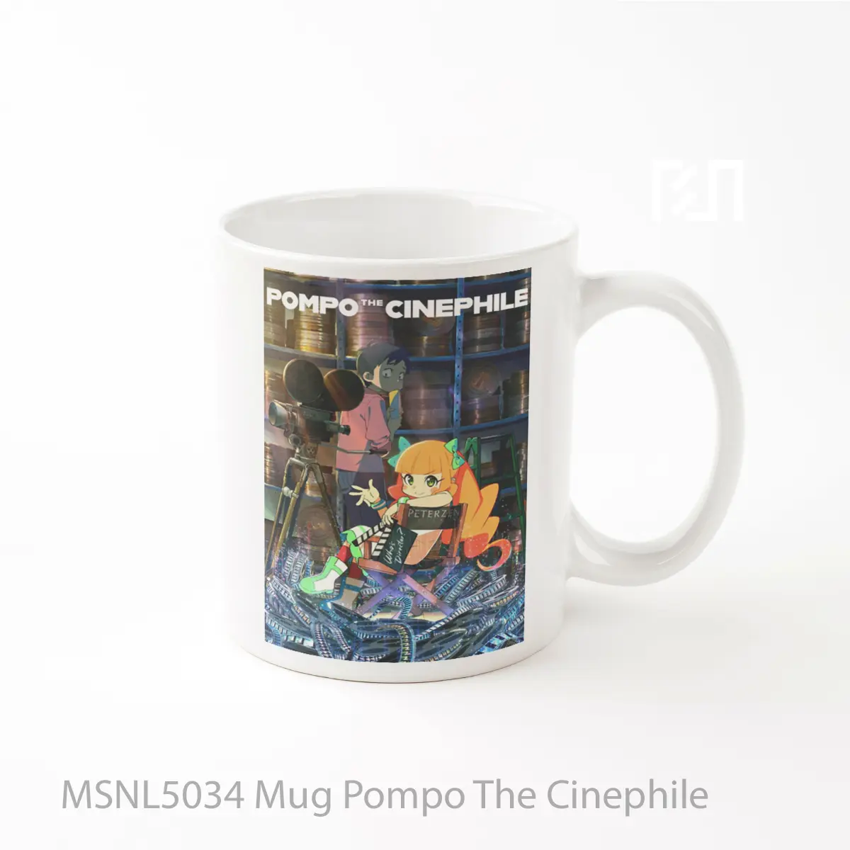 Mug Pompo The Cinephile Gelas Keramik Tema Film MSNL5034