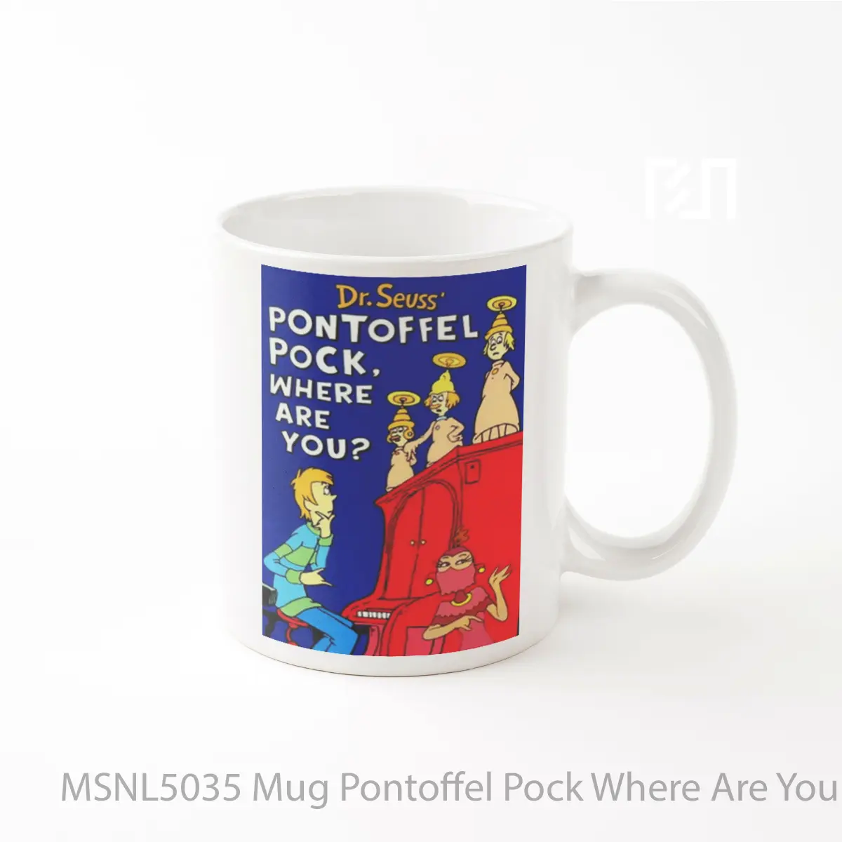 Mug Pontoffel Pock Where Are You Gelas Keramik Tema Film MSNL5035