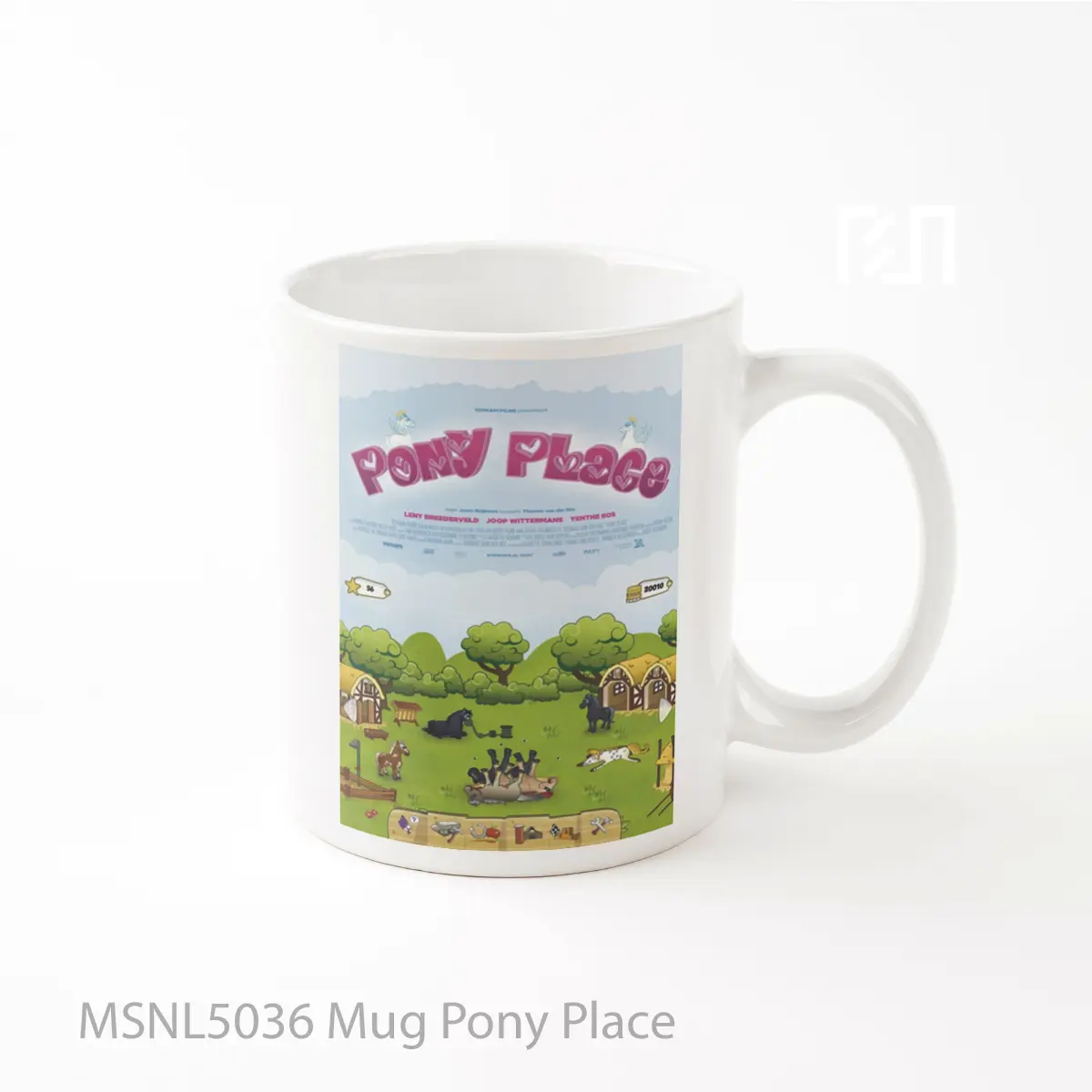 Mug Pony Place Gelas Keramik Tema Film MSNL5036