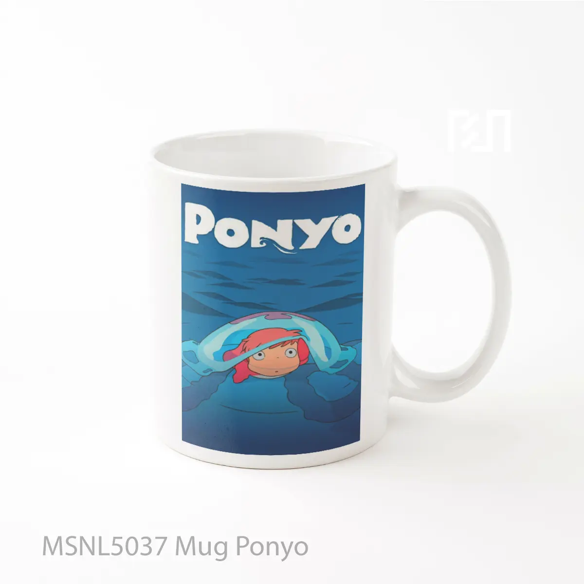 Mug Ponyo Gelas Keramik Tema Film MSNL5037