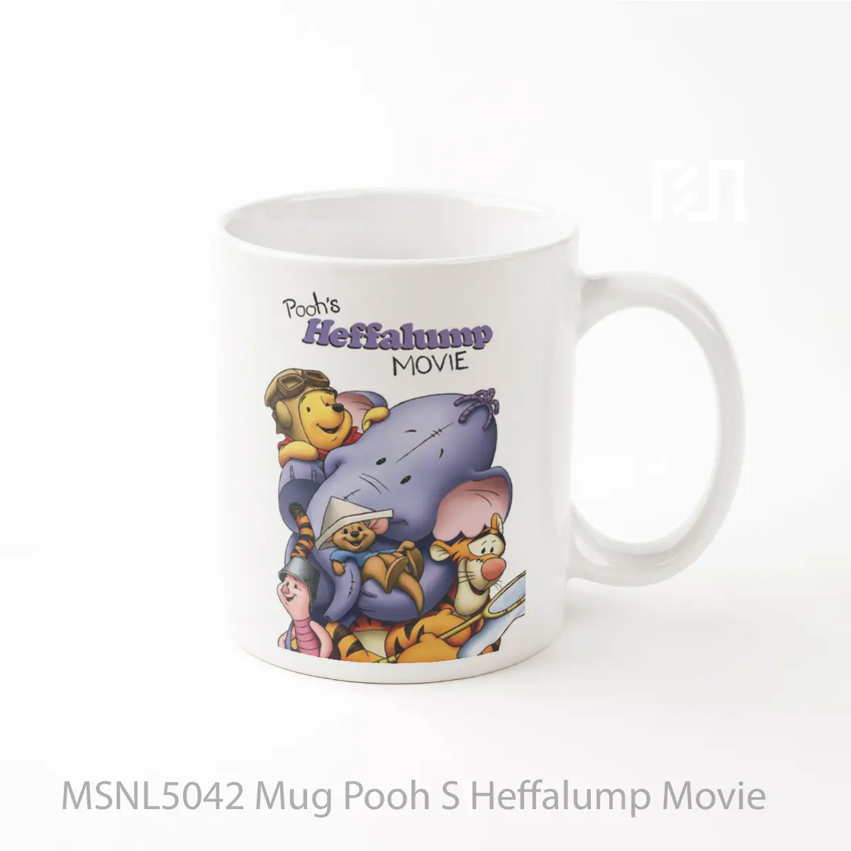 Mug Pooh S Heffalump Movie Gelas Keramik Tema Film MSNL5042