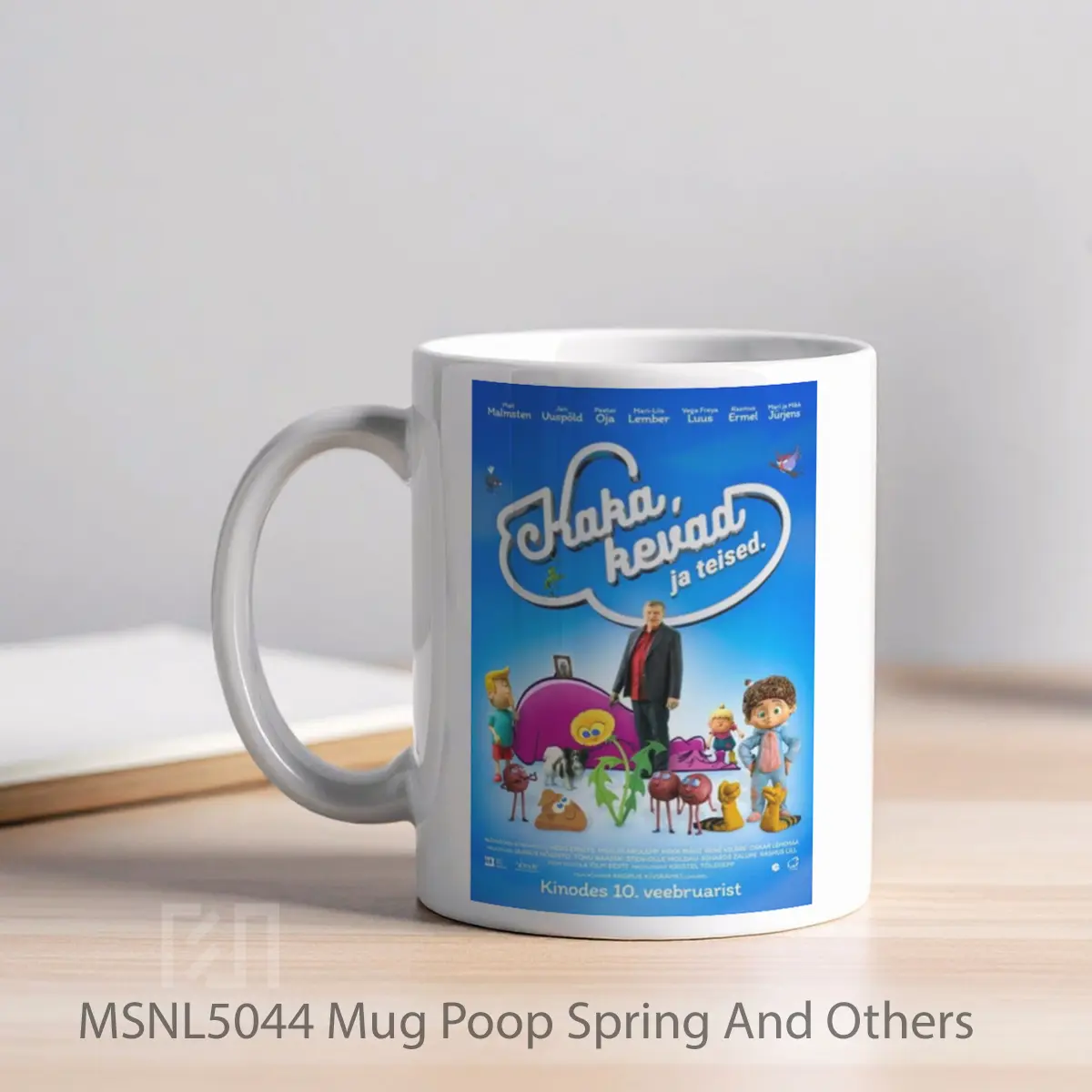 Mug Poop Spring And Others Gelas Keramik Tema Film MSNL5044 - Tampak Kiri