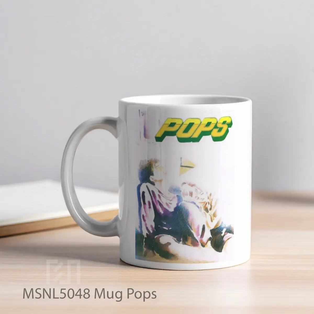 Mug Pops Gelas Keramik Tema Film MSNL5048 - Tampak Kiri
