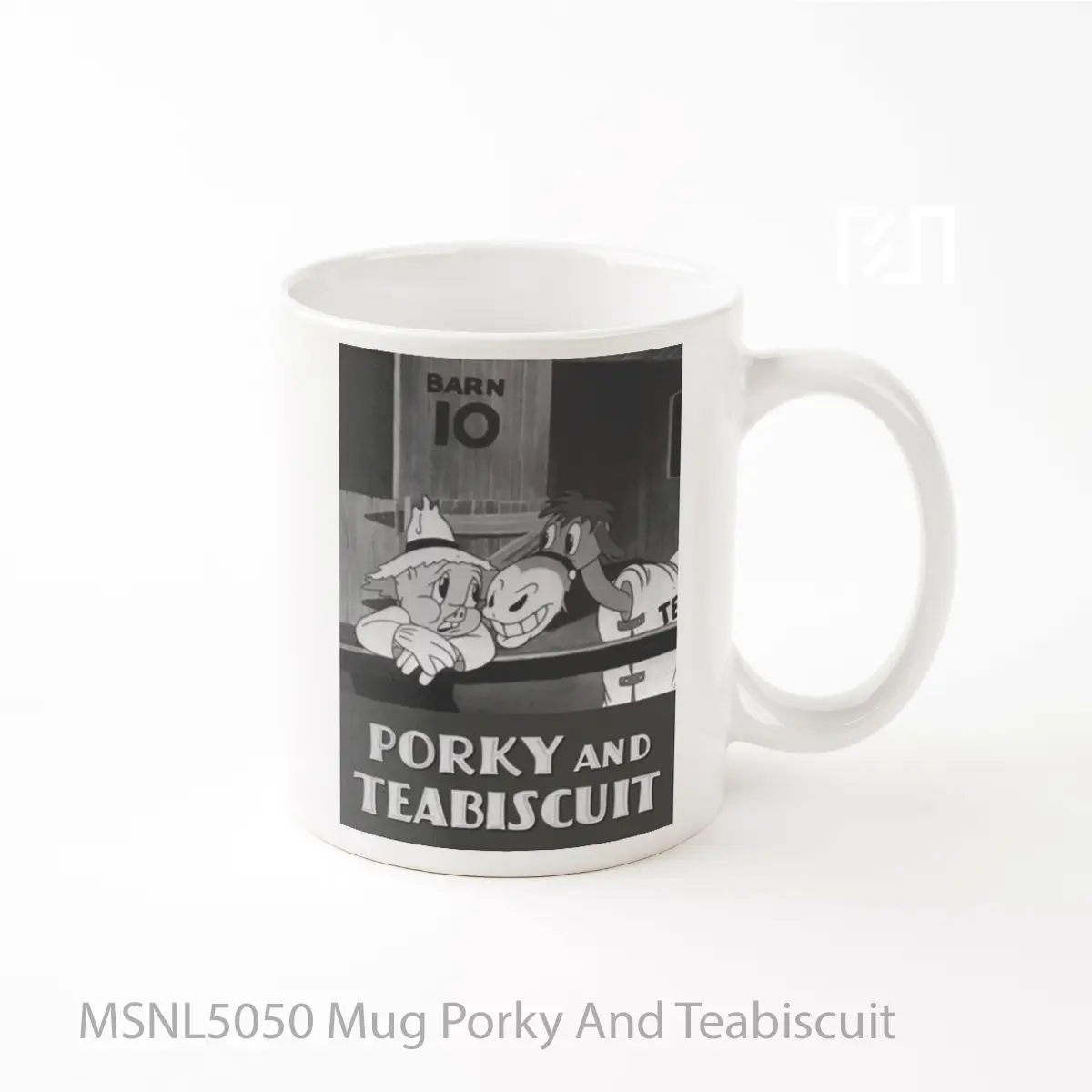 Mug Porky And Teabiscuit Gelas Keramik Tema Film MSNL5050