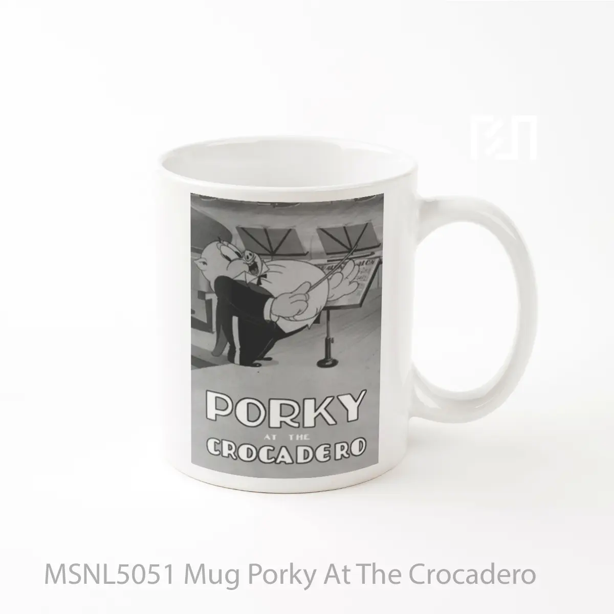 Mug Porky At The Crocadero Gelas Keramik Tema Film MSNL5051