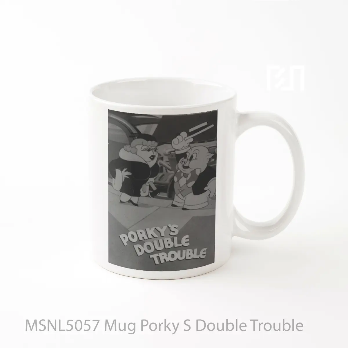 Mug Porky S Double Trouble Gelas Keramik Tema Film MSNL5057