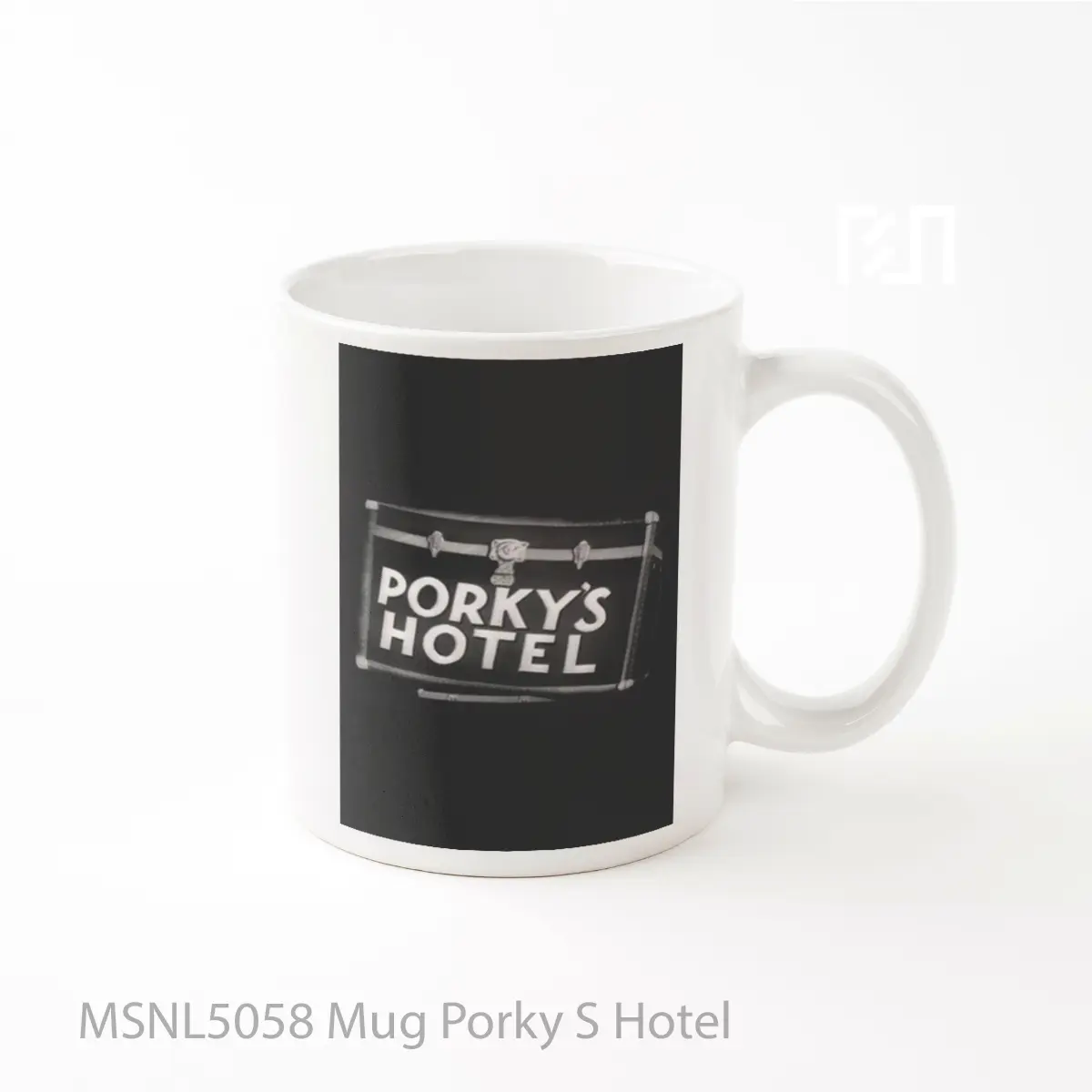 Mug Porky S Hotel Gelas Keramik Tema Film MSNL5058