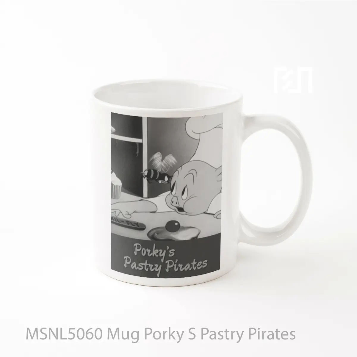 Mug Porky S Pastry Pirates Gelas Keramik Tema Film MSNL5060