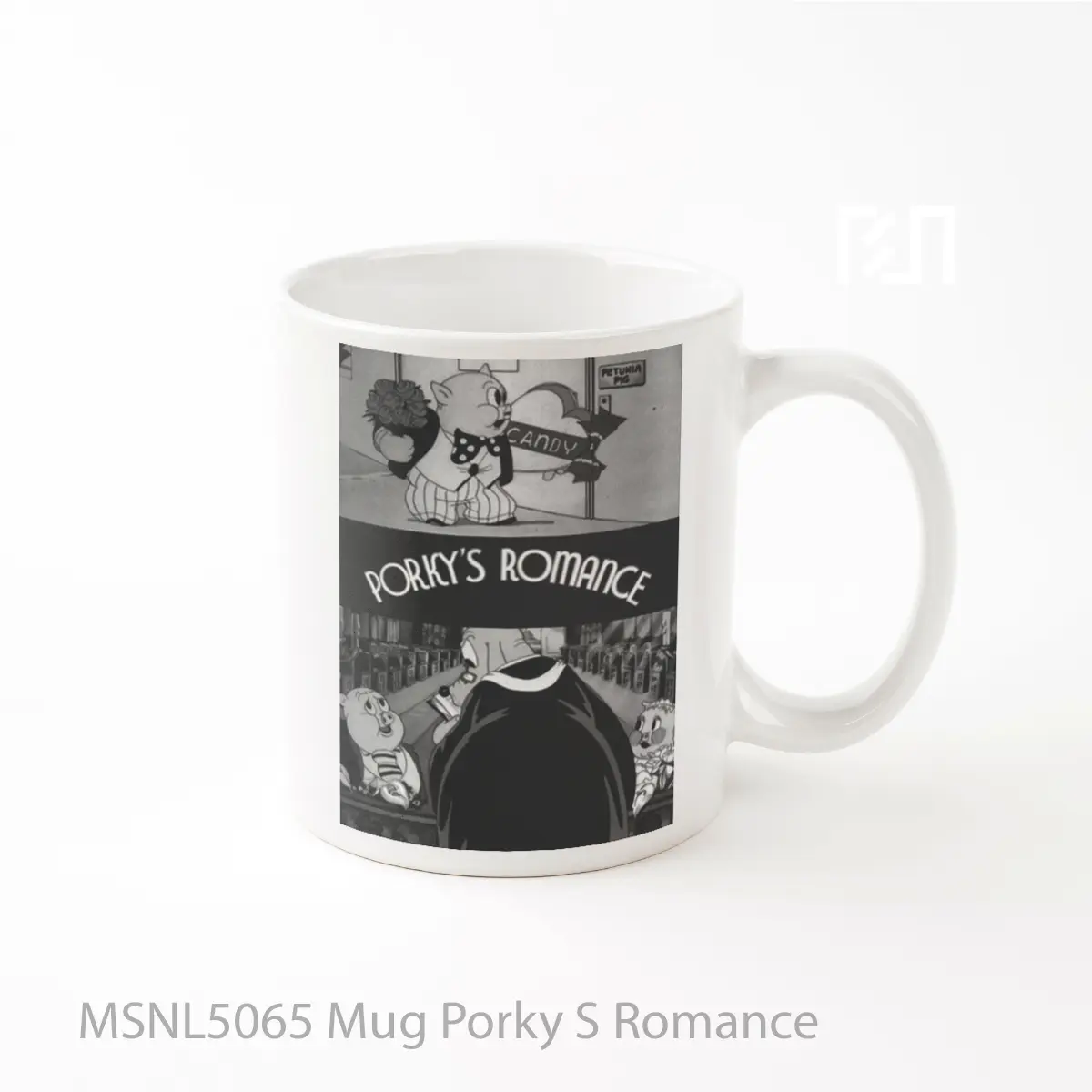 Mug Porky S Romance Gelas Keramik Tema Film MSNL5065