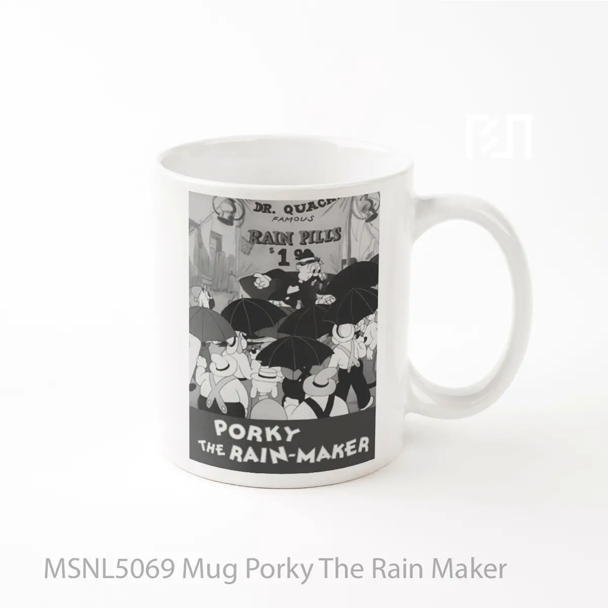 Mug Porky The Rain Maker Gelas Keramik Tema Film MSNL5069
