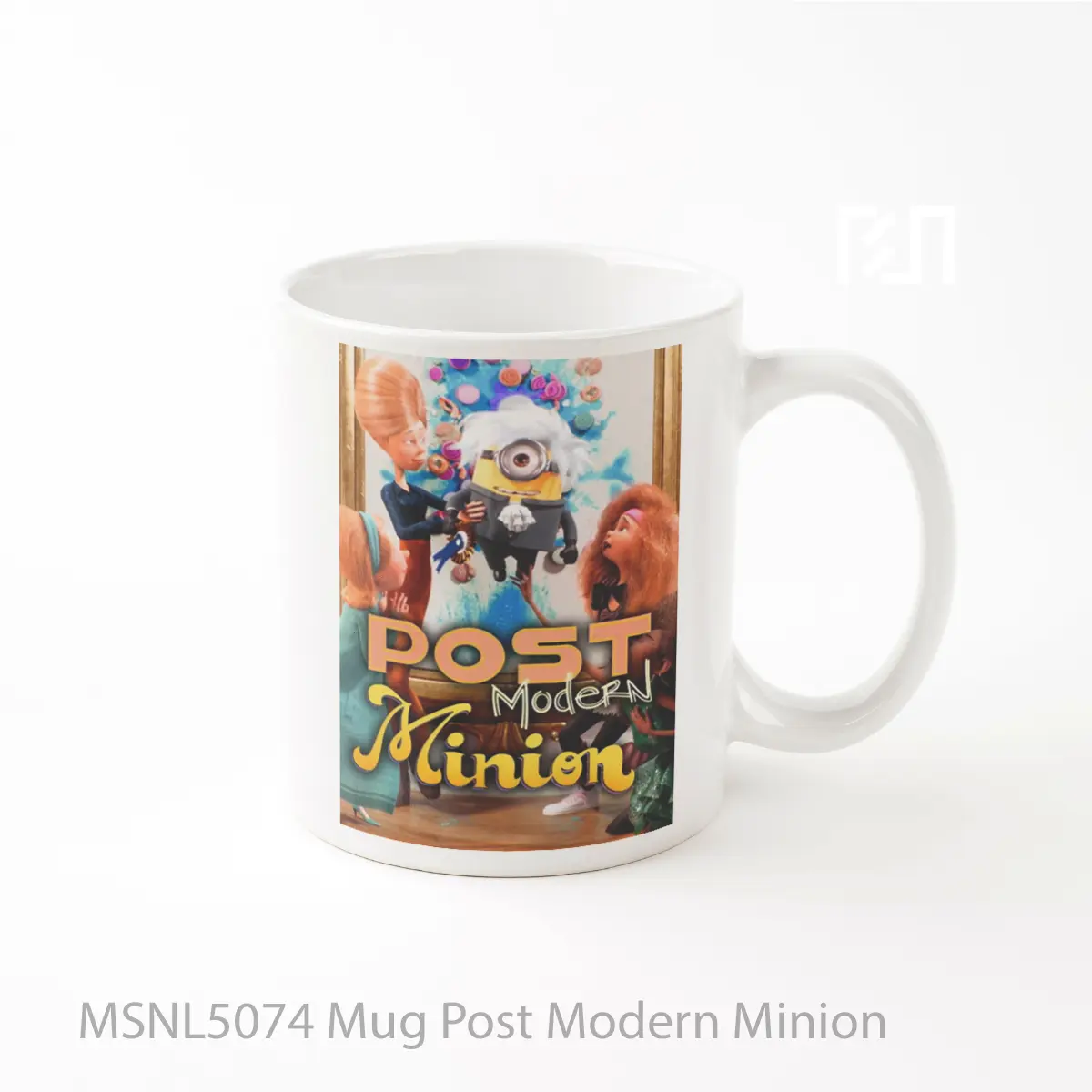 Mug Post Modern Minion Gelas Keramik Tema Film MSNL5074