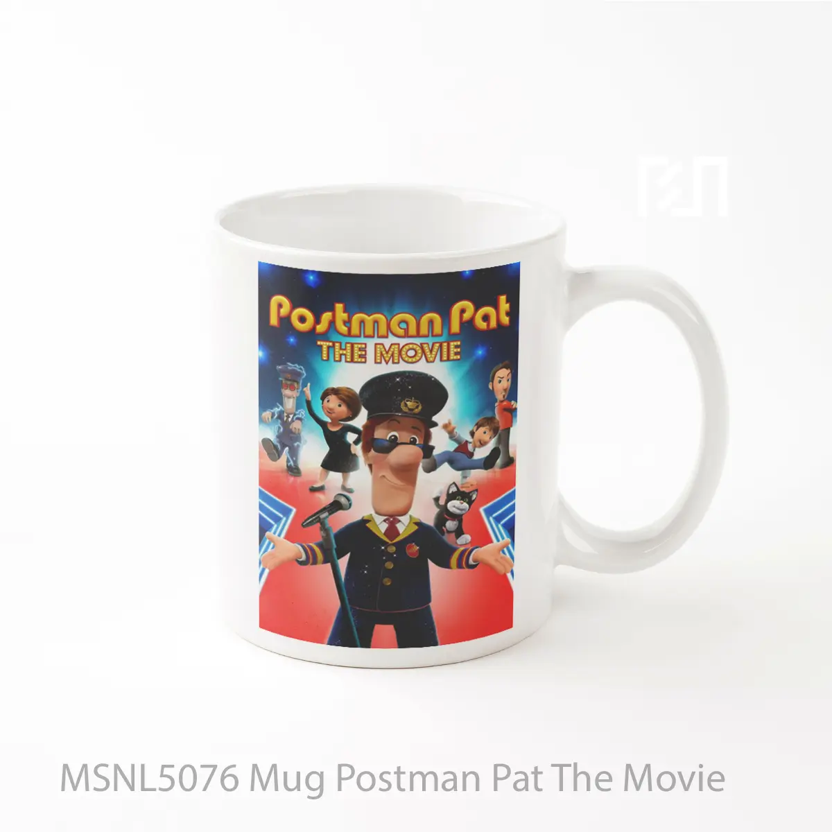 Mug Postman Pat The Movie Gelas Keramik Tema Film MSNL5076