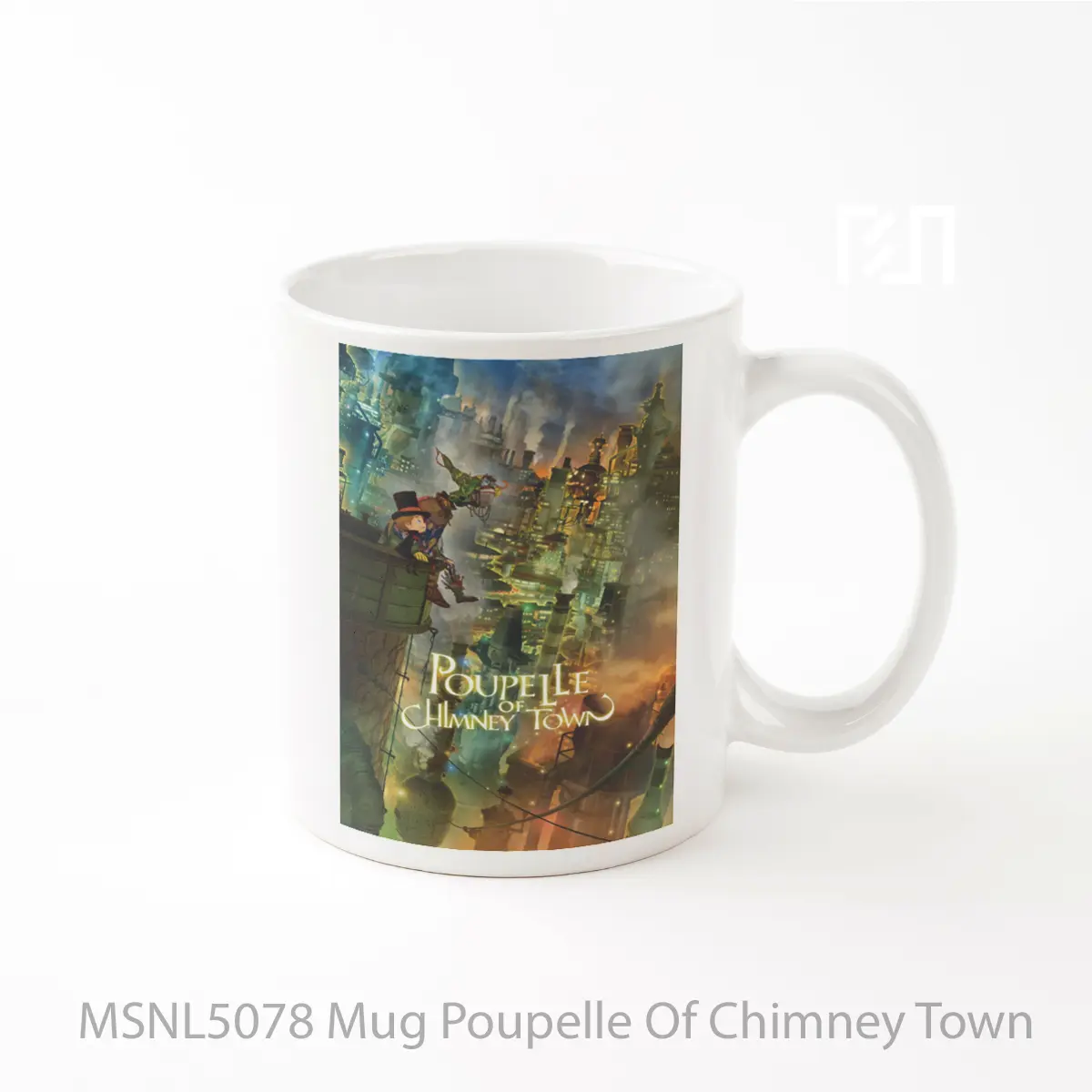 Mug Poupelle Of Chimney Town Gelas Keramik Tema Film MSNL5078
