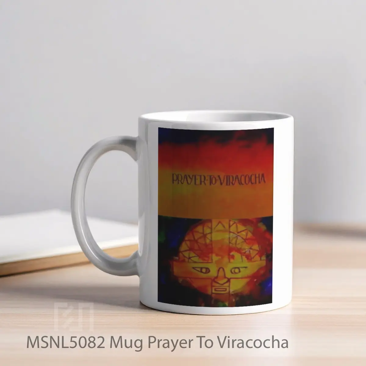 Mug Prayer To Viracocha Gelas Keramik Tema Film MSNL5082 - Tampak Kiri
