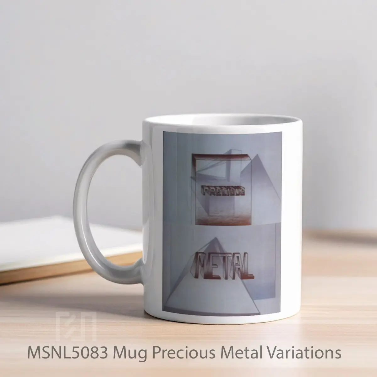Mug Precious Metal Variations Gelas Keramik Tema Film MSNL5083 - Tampak Kiri