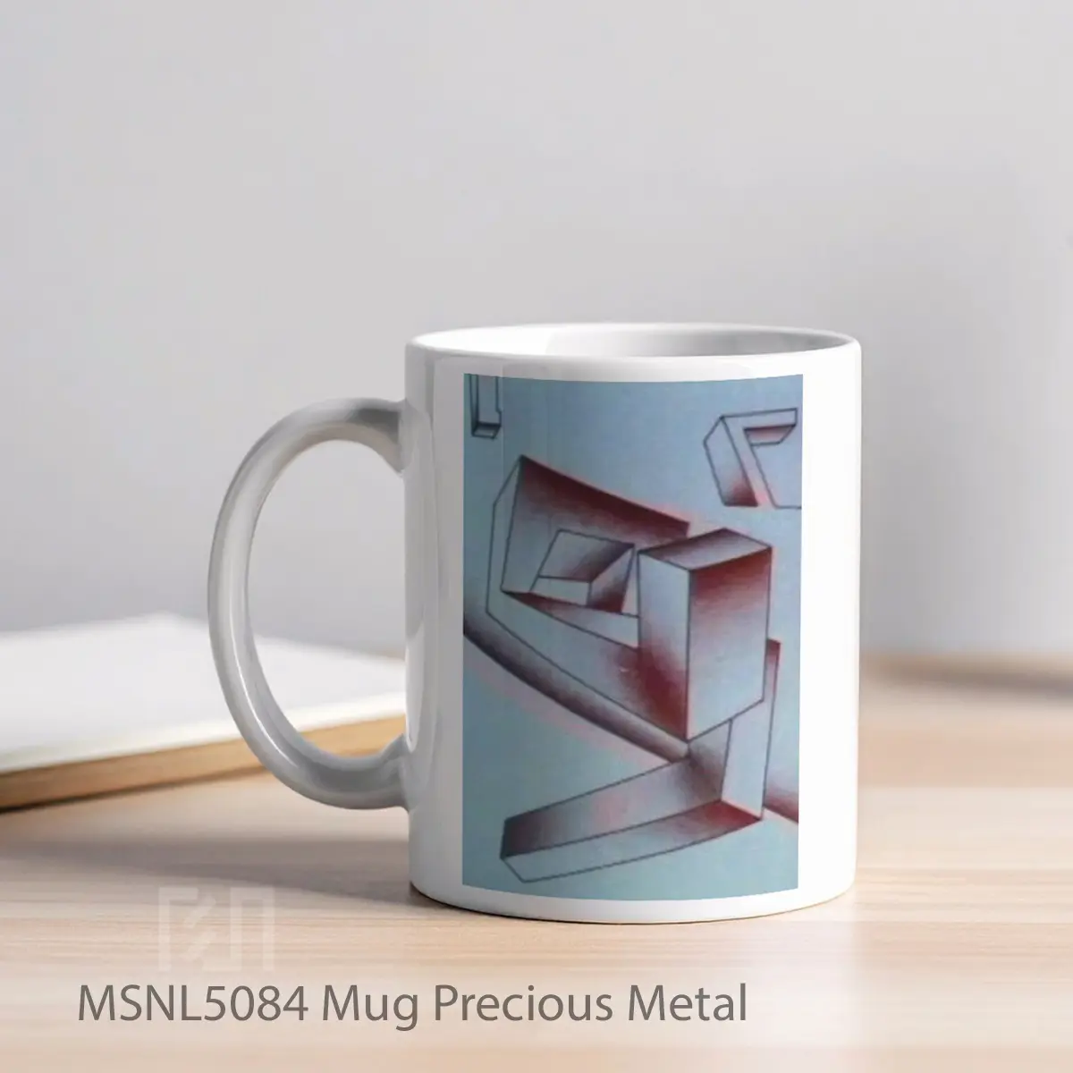 Mug Precious Metal Gelas Keramik Tema Film MSNL5084 - Tampak Kiri