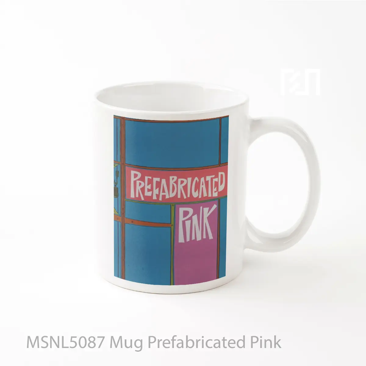 Mug Prefabricated Pink Gelas Keramik Tema Film MSNL5087
