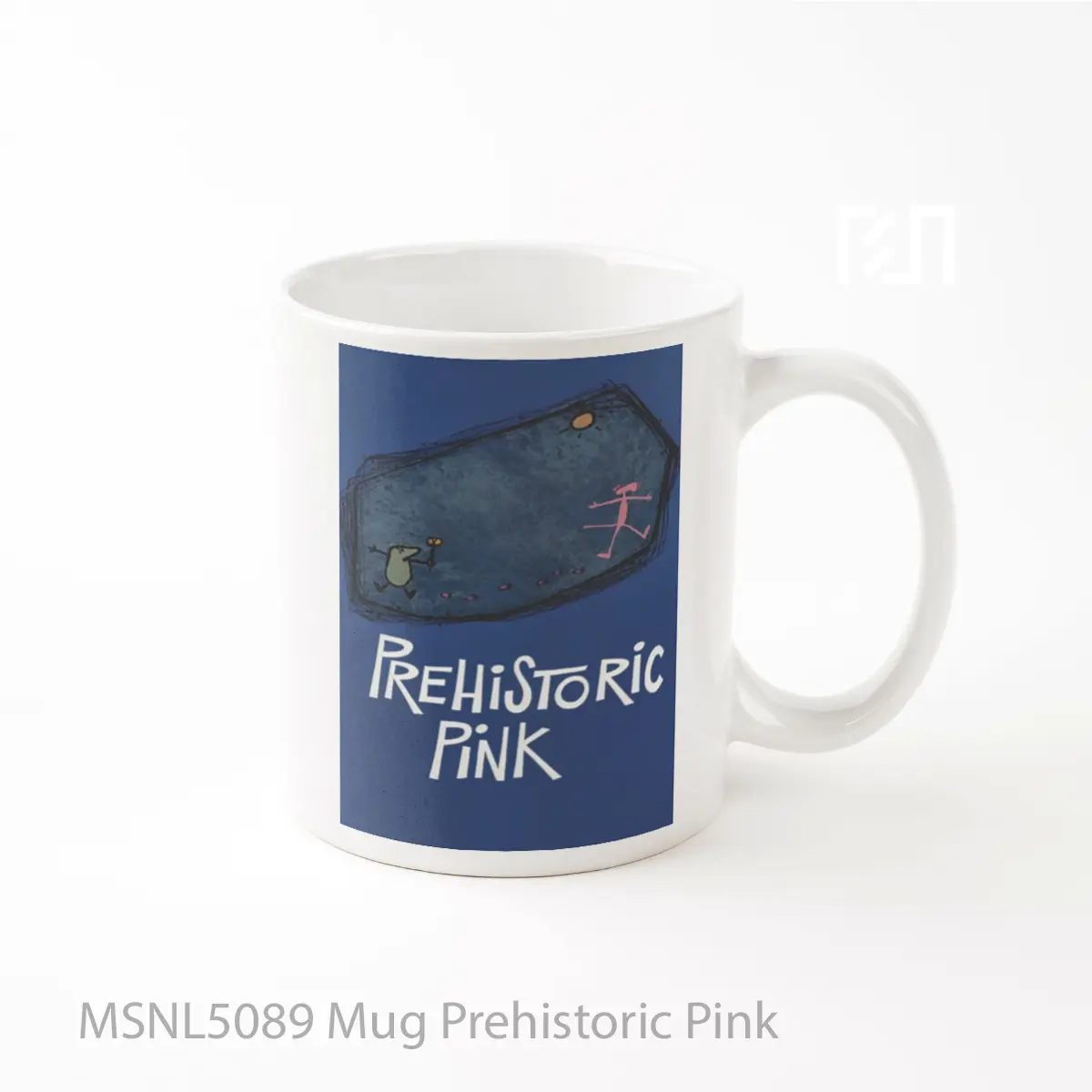 Mug Prehistoric Pink Gelas Keramik Tema Film MSNL5089