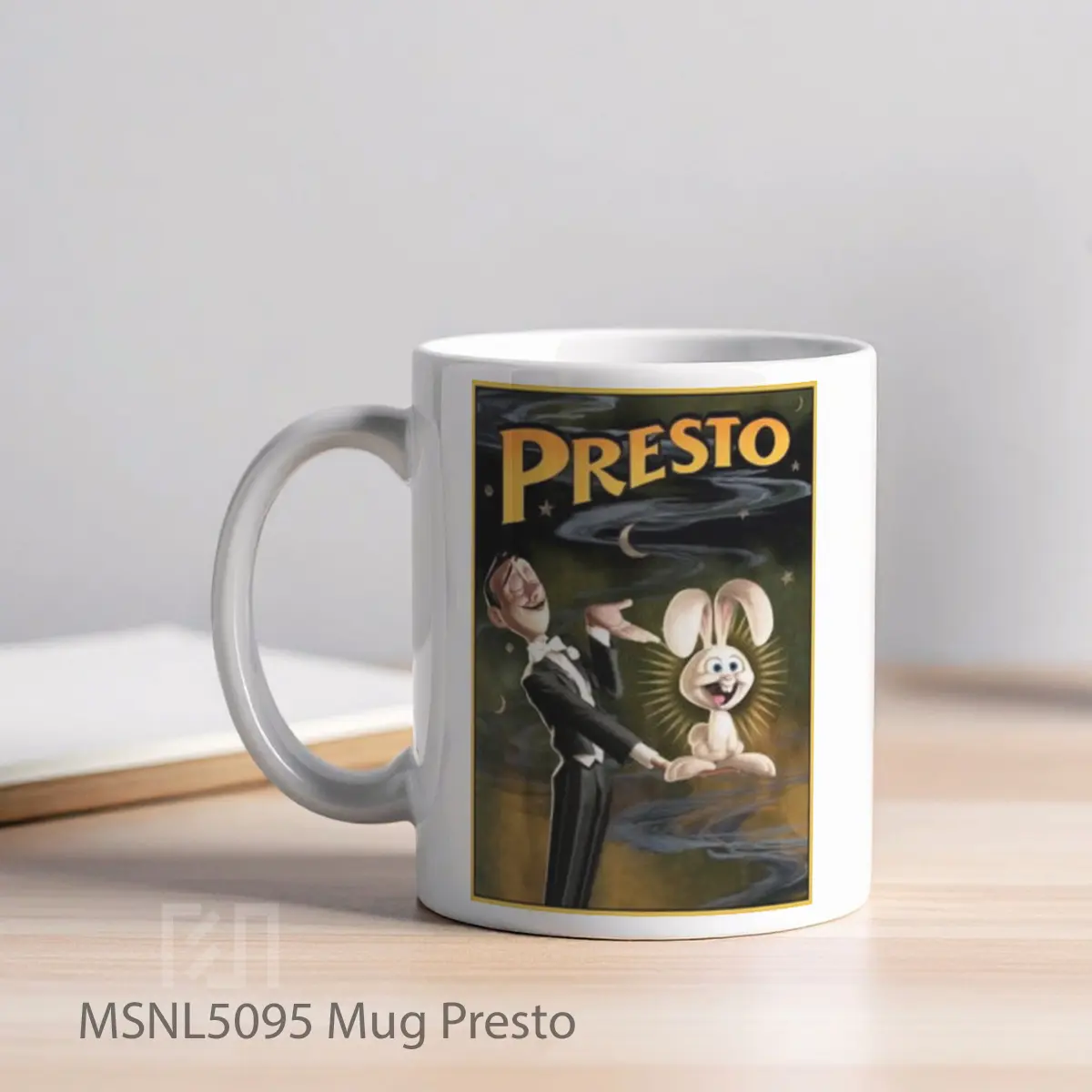 Mug Presto Gelas Keramik Tema Film MSNL5095 - Tampak Kiri