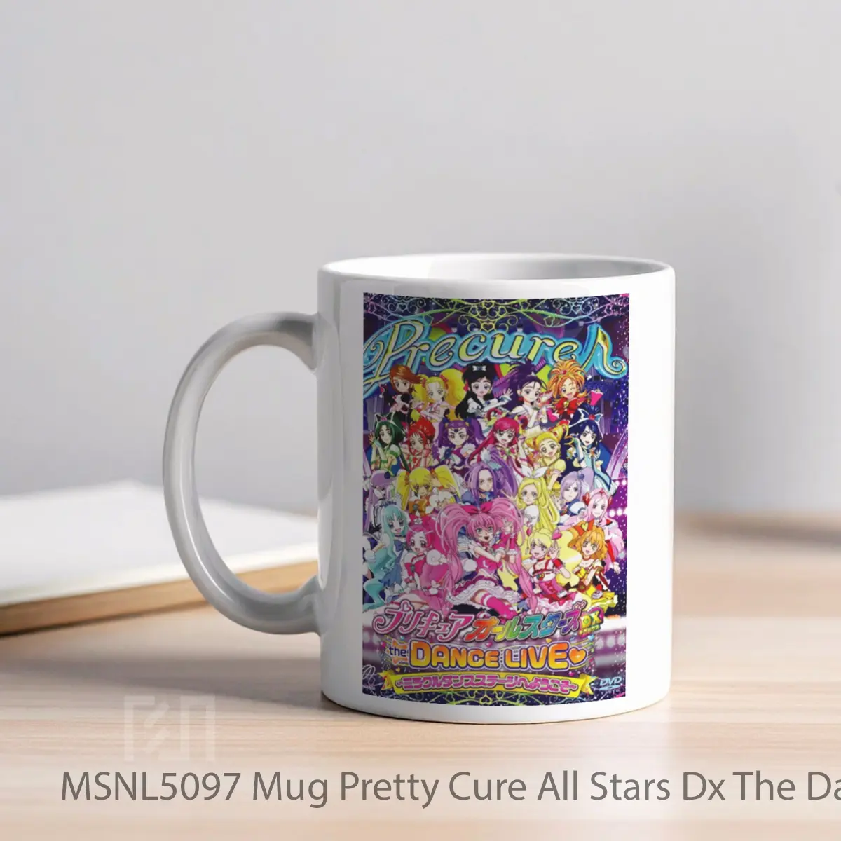 Mug Pretty Cure All Stars Dx The Dance Live Miracle Dance Stage E Youkoso Gelas Keramik Tema Film MSNL5097 - Tampak Kiri