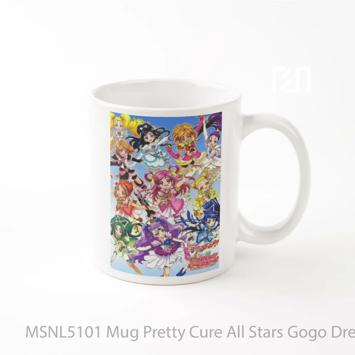 Mug Pretty Cure All Stars Gogo Dream Live Gelas Keramik Tema Film MSNL5101