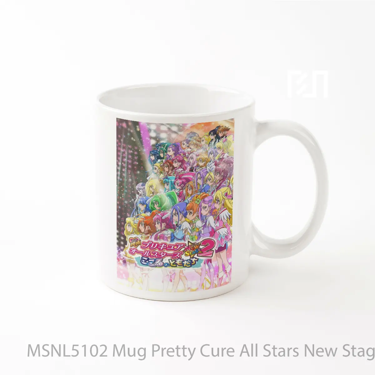 Mug Pretty Cure All Stars New Stage 2 Friends From The Heart Gelas Keramik Tema Film MSNL5102