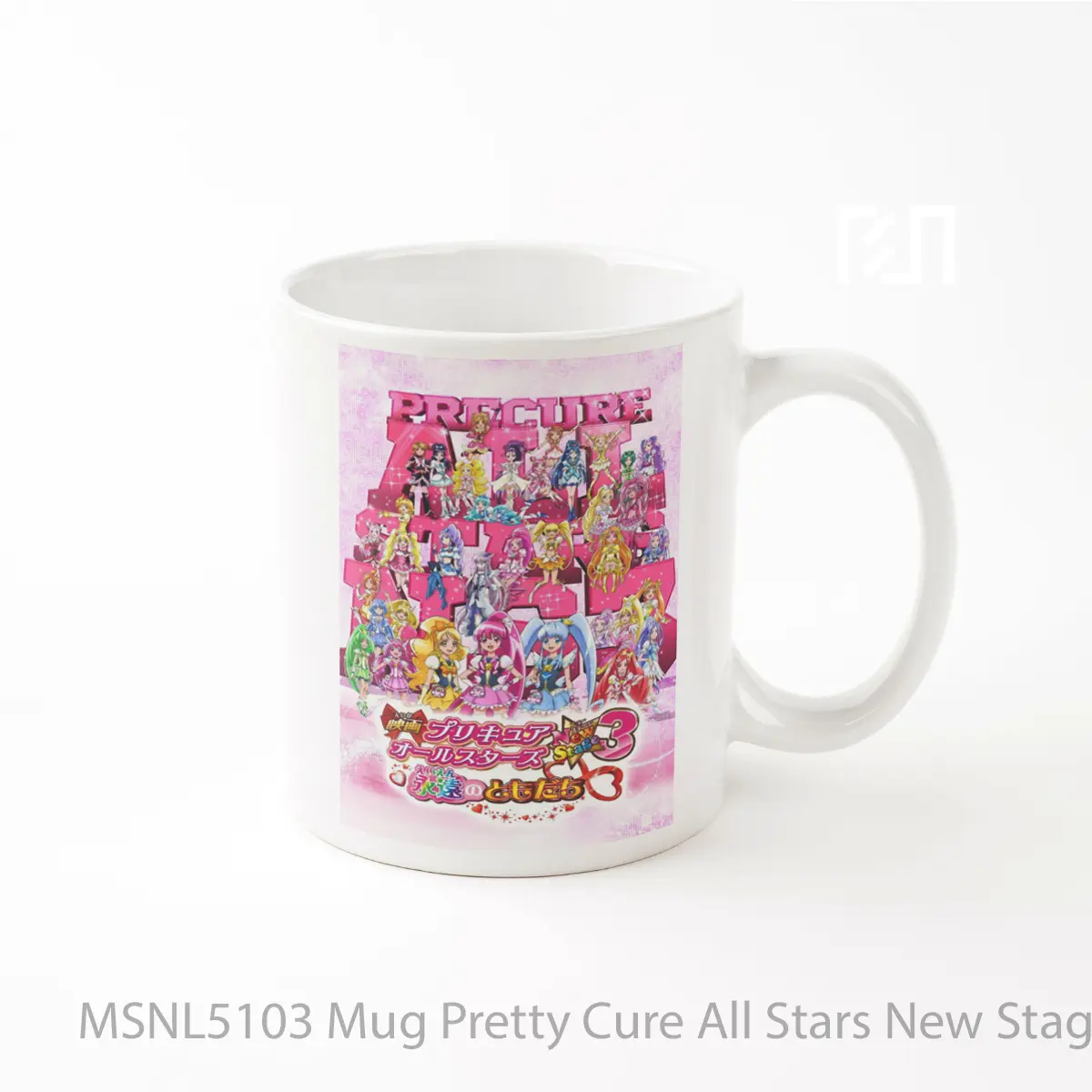 Mug Pretty Cure All Stars New Stage 3 Eternal Friends Gelas Keramik Tema Film MSNL5103