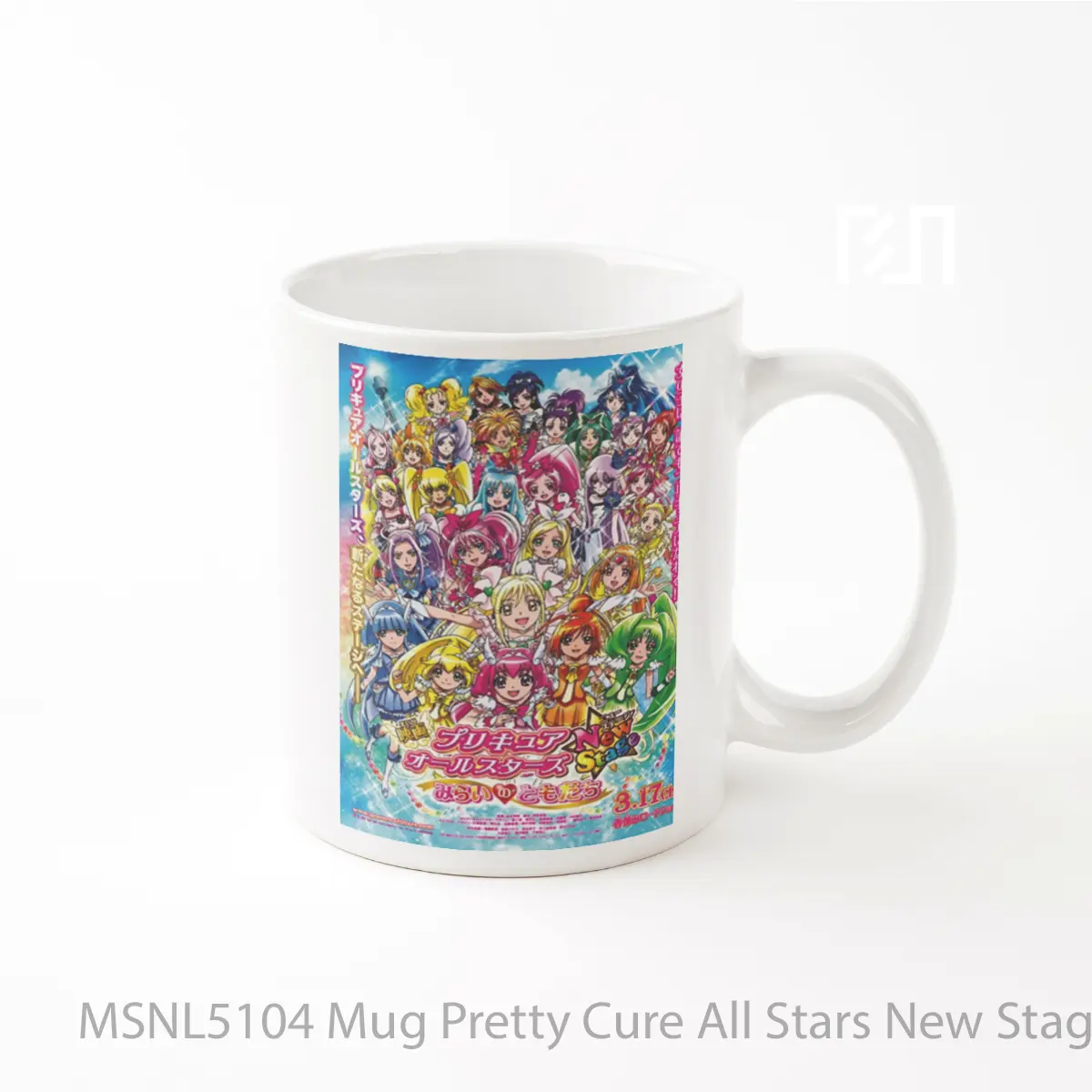 Mug Pretty Cure All Stars New Stage Friends Of The Future Gelas Keramik Tema Film MSNL5104