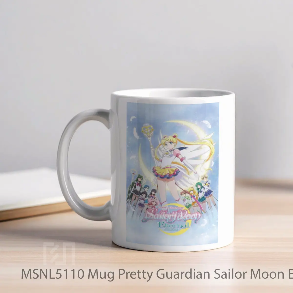 Mug Pretty Guardian Sailor Moon Eternal The Movie Part 2 Gelas Keramik Tema Film MSNL5110 - Tampak Kiri