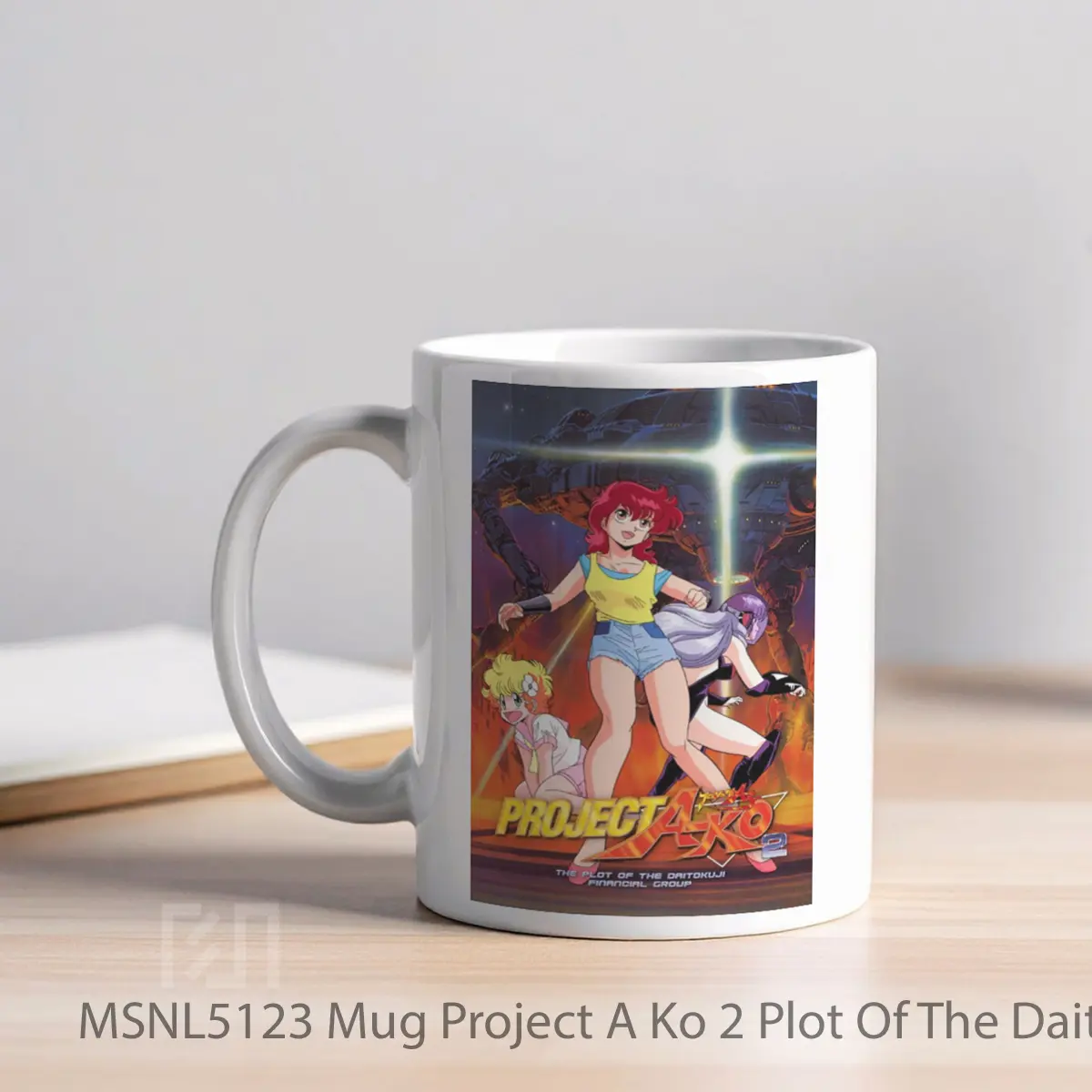 Mug Project A Ko 2 Plot Of The Daitokuji Financial Group Gelas Keramik Tema Film MSNL5123 - Tampak Kiri