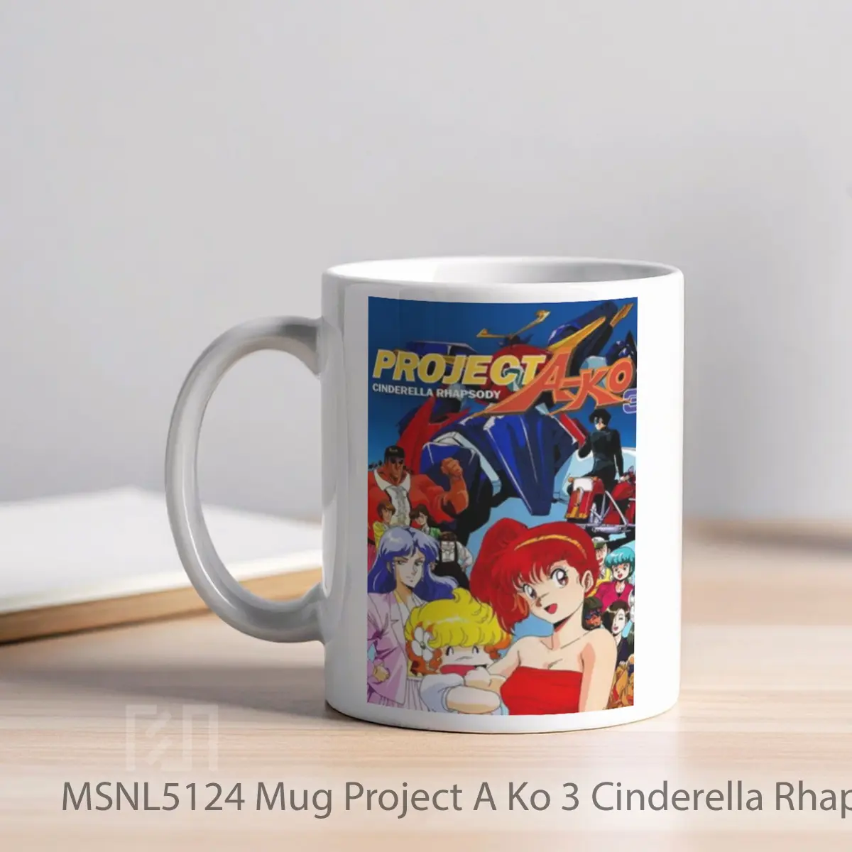Mug Project A Ko 3 Cinderella Rhapsody Gelas Keramik Tema Film MSNL5124 - Tampak Kiri