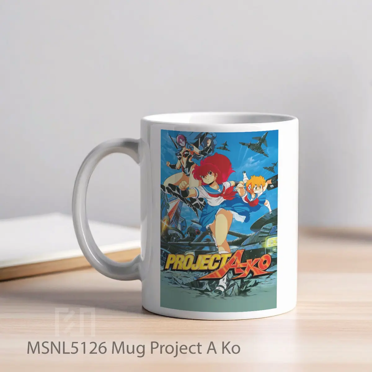 Mug Project A Ko Gelas Keramik Tema Film MSNL5126 - Tampak Kiri