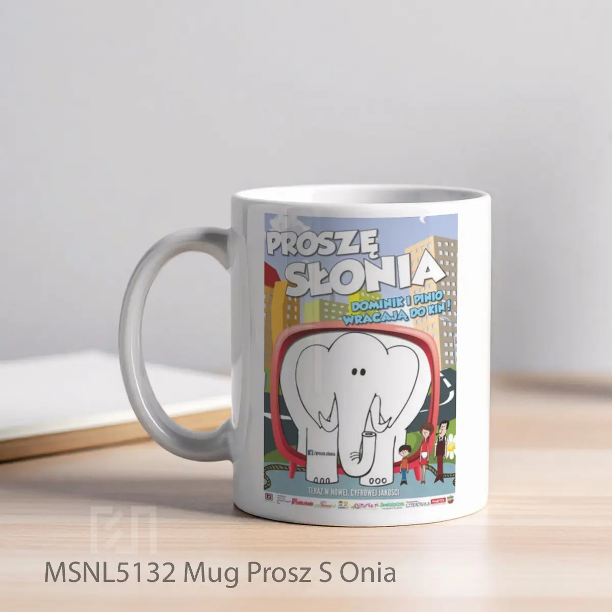 Mug Prosz S Onia Gelas Keramik Tema Film MSNL5132 - Tampak Kiri
