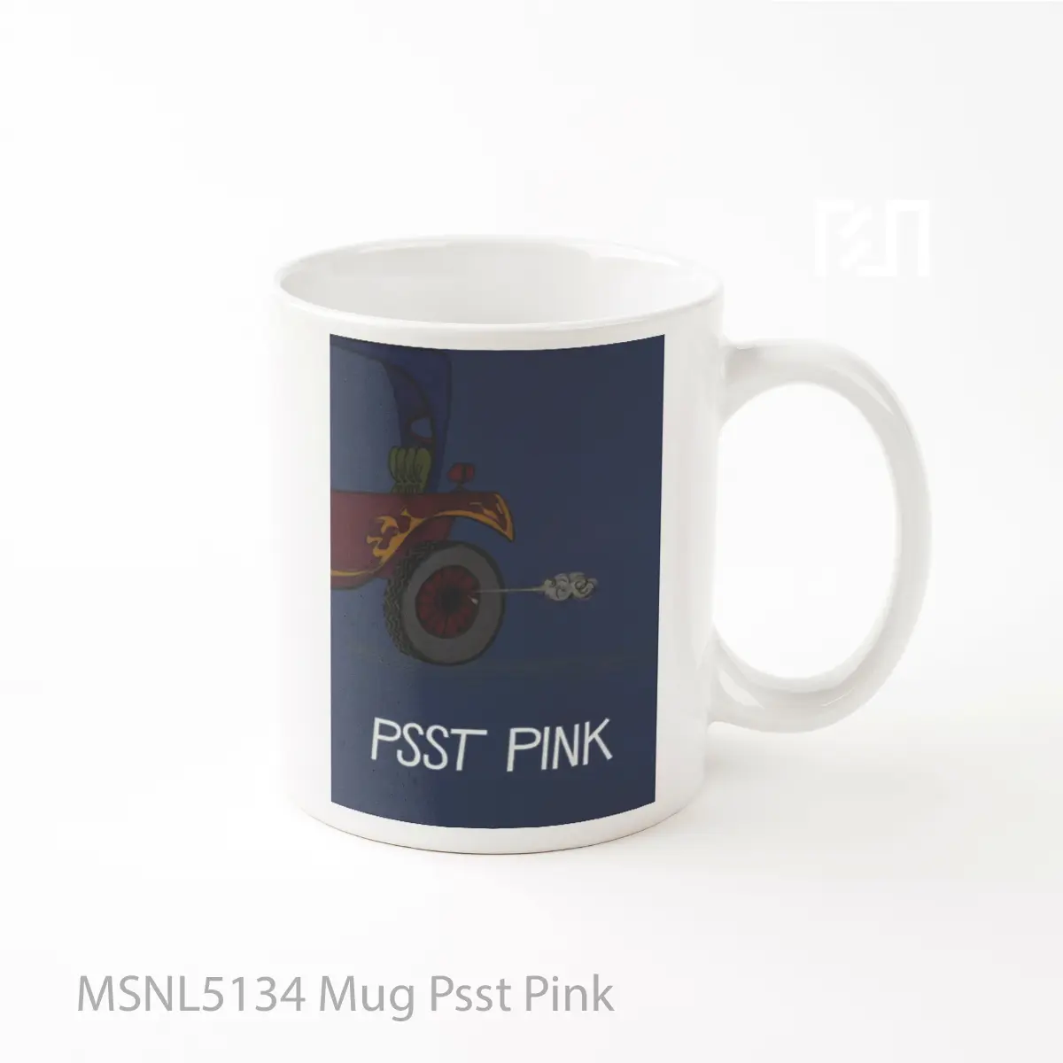 Mug Psst Pink Gelas Keramik Tema Film MSNL5134