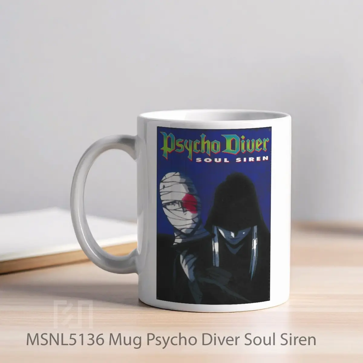 Mug Psycho Diver Soul Siren Gelas Keramik Tema Film MSNL5136 - Tampak Kiri