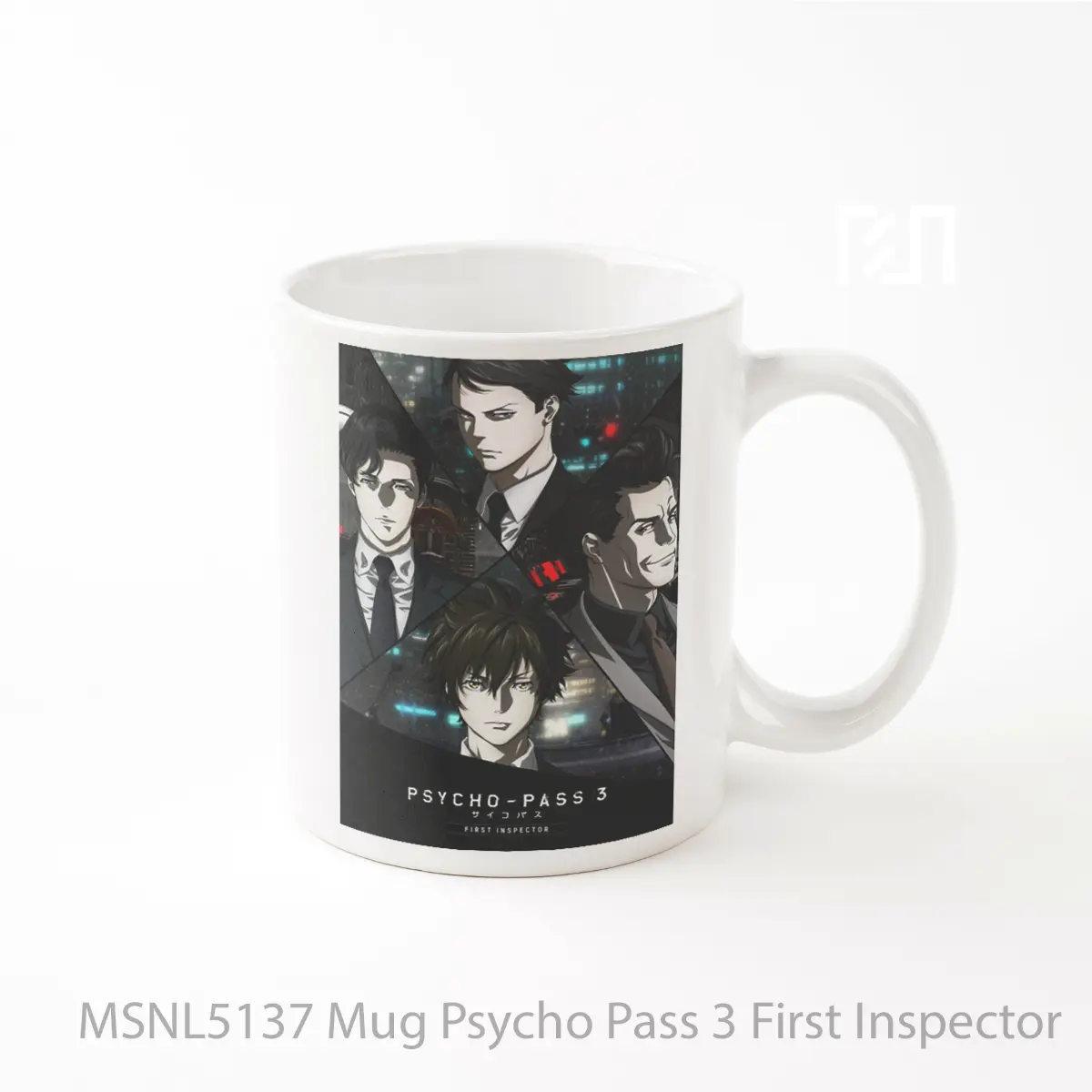 Mug Psycho Pass 3 First Inspector Gelas Keramik Tema Film MSNL5137