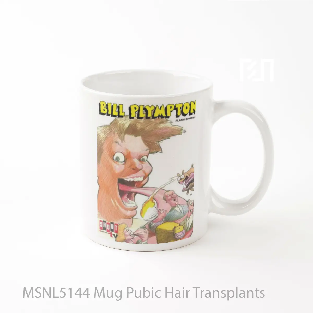 Mug Pubic Hair Transplants Gelas Keramik Tema Film MSNL5144