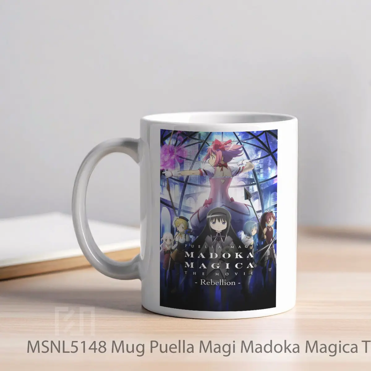 Mug Puella Magi Madoka Magica The Movie Part Iii Rebellion Gelas Keramik Tema Film MSNL5148 - Tampak Kiri