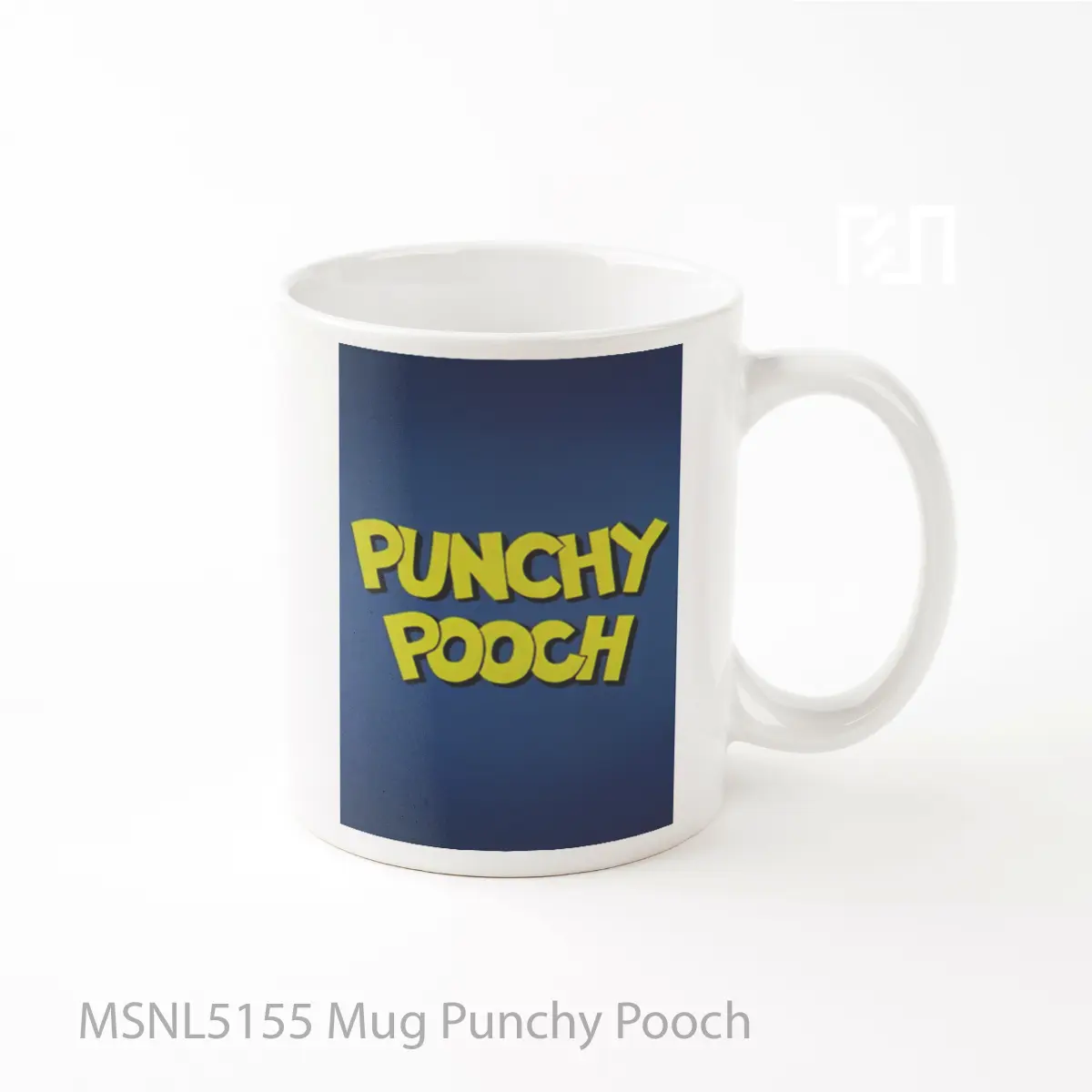 Mug Punchy Pooch Gelas Keramik Tema Film MSNL5155