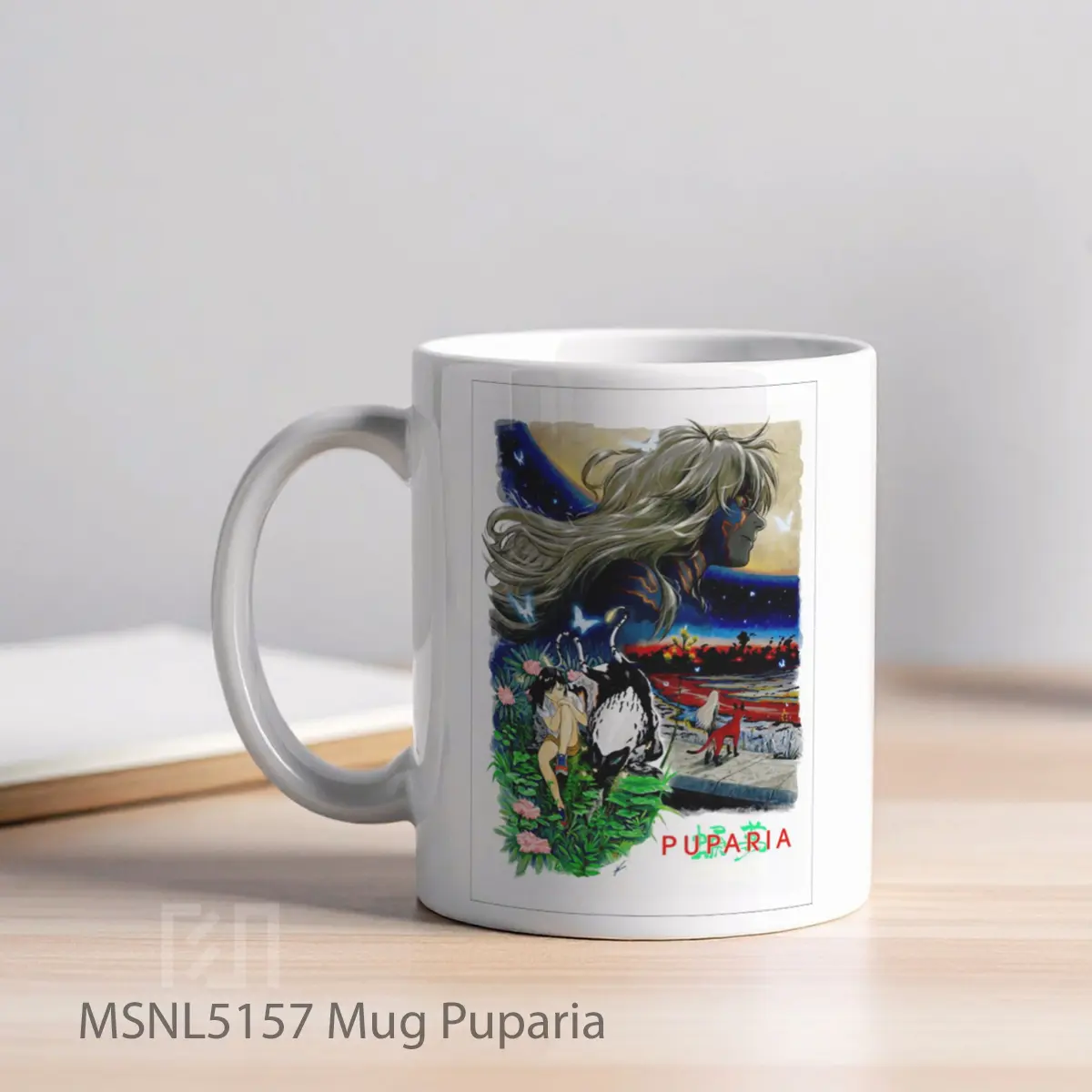 Mug Puparia Gelas Keramik Tema Film MSNL5157 - Tampak Kiri