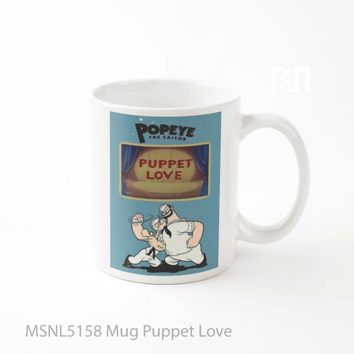 Mug Puppet Love Gelas Keramik Tema Film MSNL5158