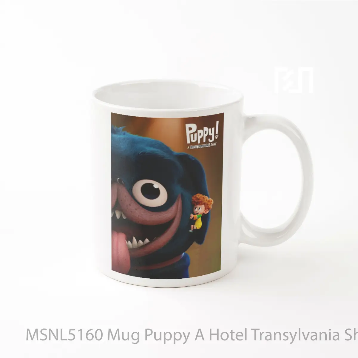 Mug Puppy A Hotel Transylvania Short Gelas Keramik Tema Film MSNL5160