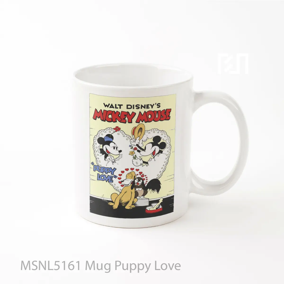 Mug Puppy Love Gelas Keramik Tema Film MSNL5161