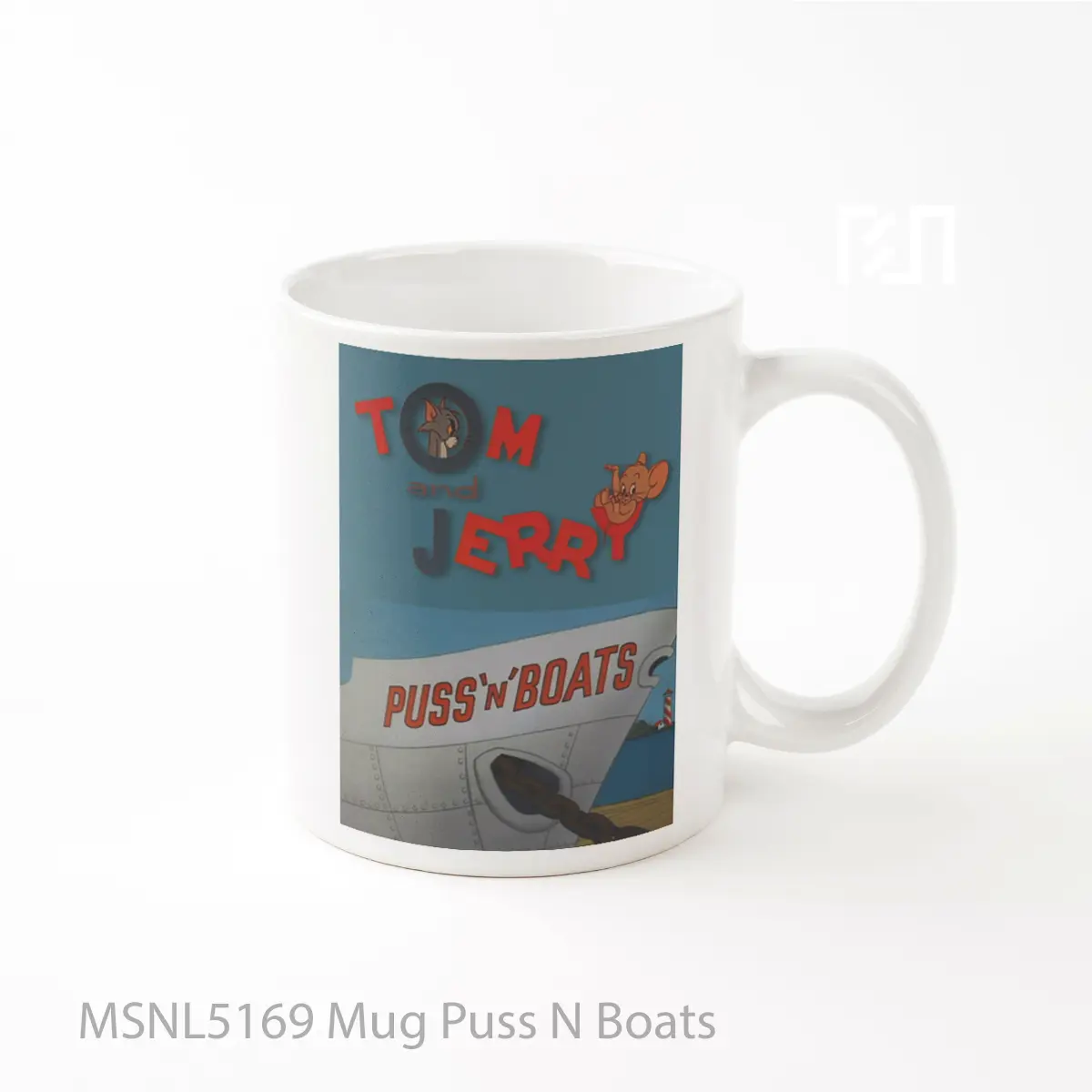 Mug Puss N Boats Gelas Keramik Tema Film MSNL5169