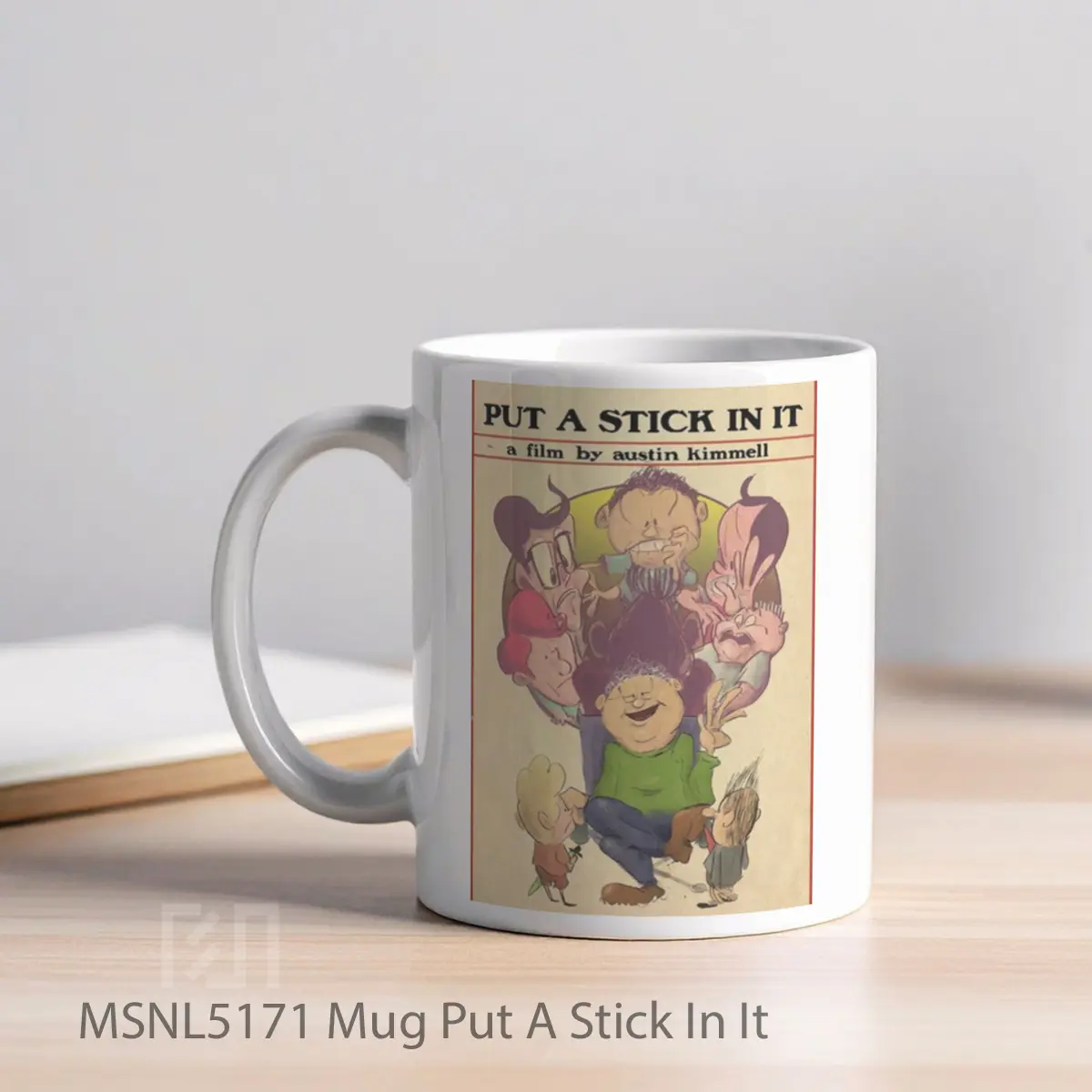 Mug Put A Stick In It Gelas Keramik Tema Film MSNL5171 - Tampak Kiri