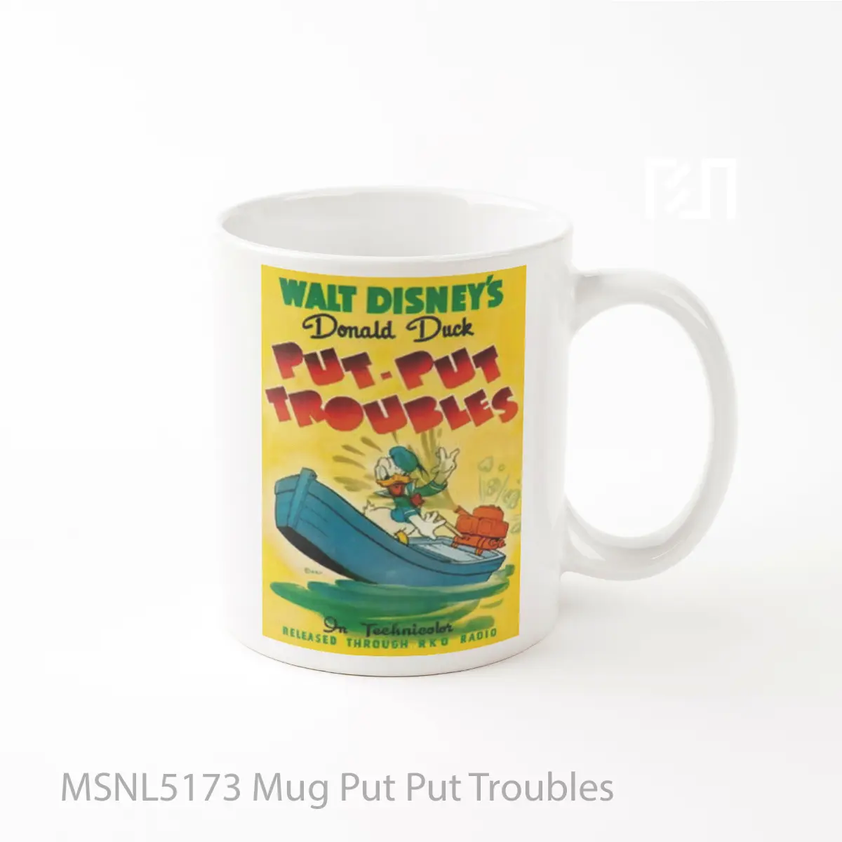 Mug Put Put Troubles Gelas Keramik Tema Film MSNL5173