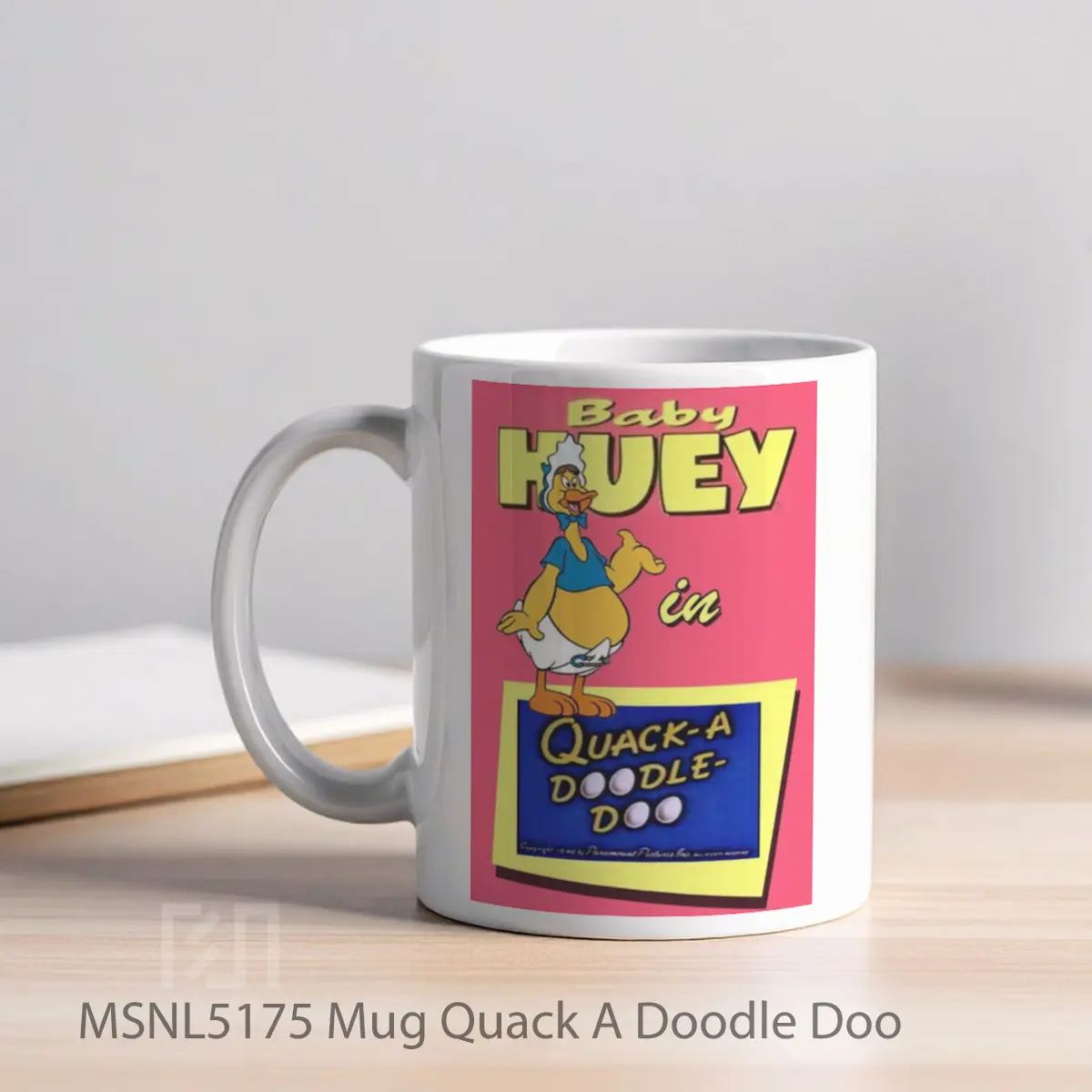 Mug Quack A Doodle Doo Gelas Keramik Tema Film MSNL5175 - Tampak Kiri