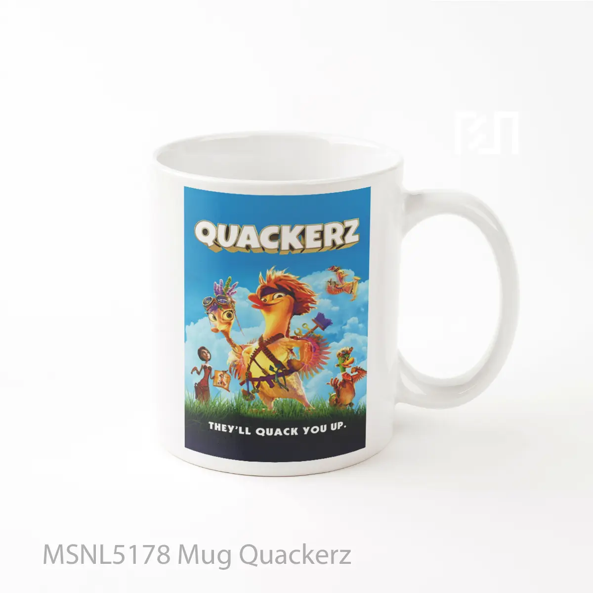 Mug Quackerz Gelas Keramik Tema Film MSNL5178