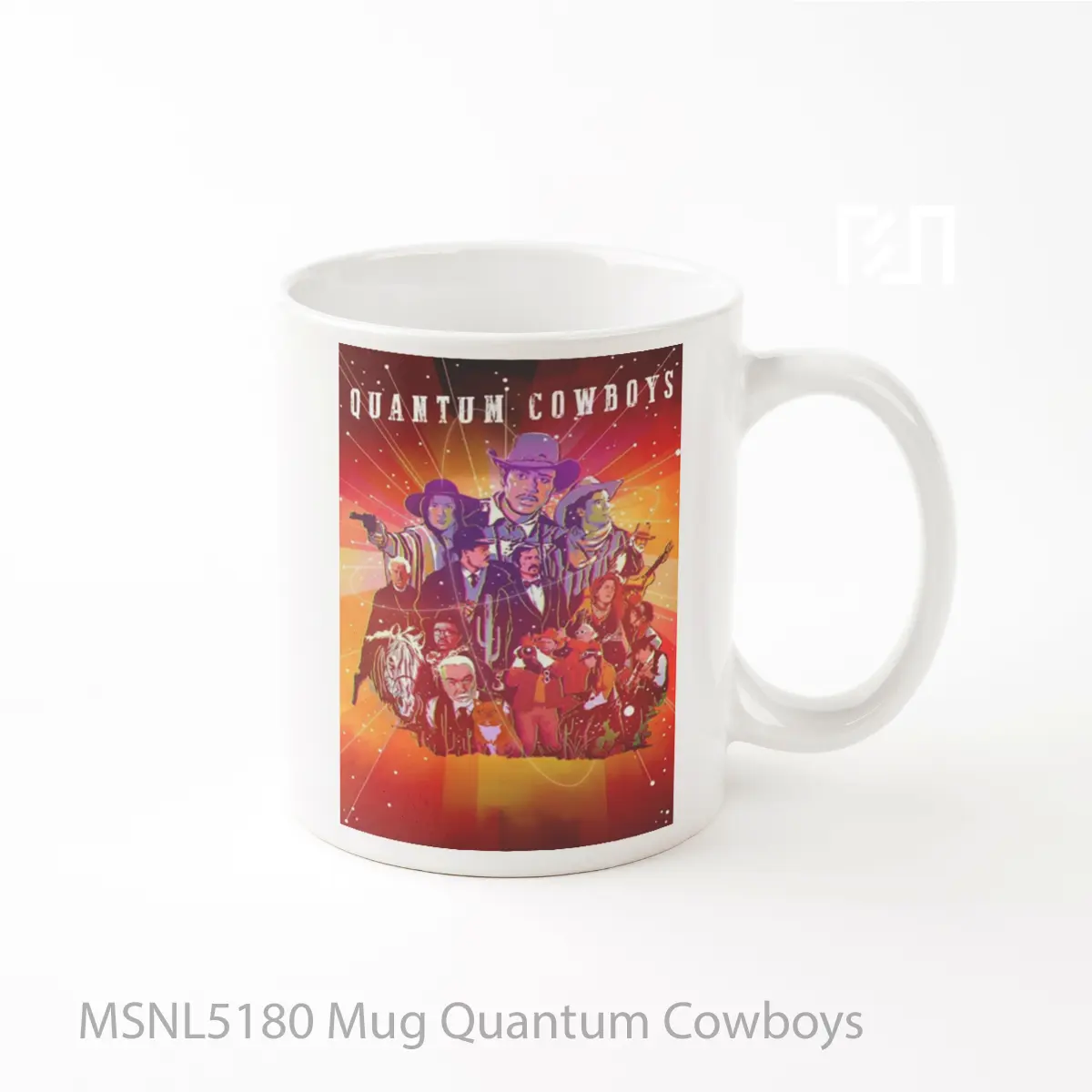 Mug Quantum Cowboys Gelas Keramik Tema Film MSNL5180